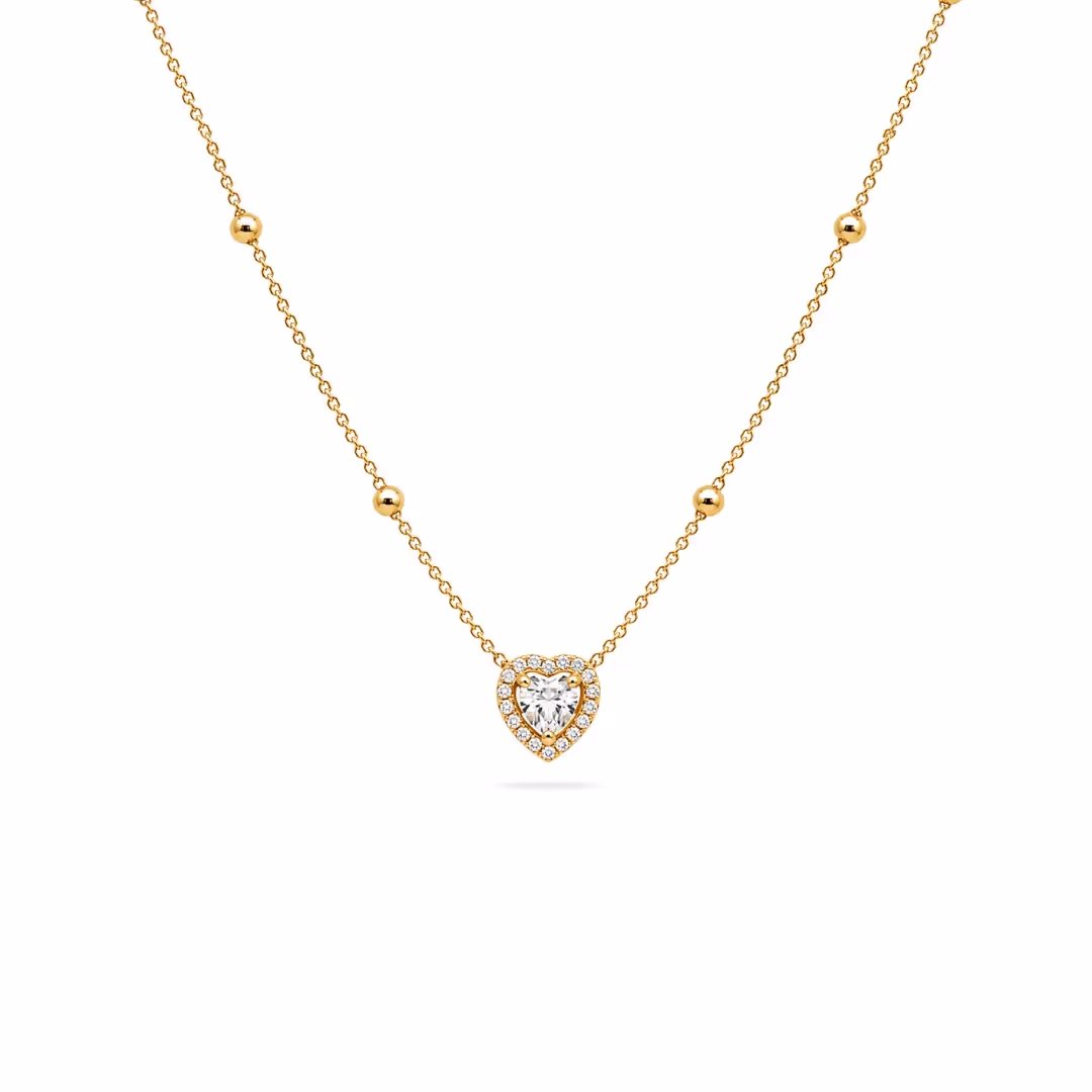 Halo Heart Necklace  image 1