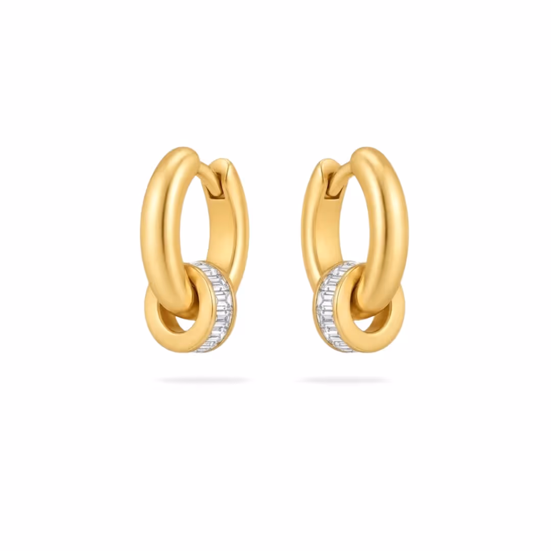 Interlock Duo Hoops  image 1