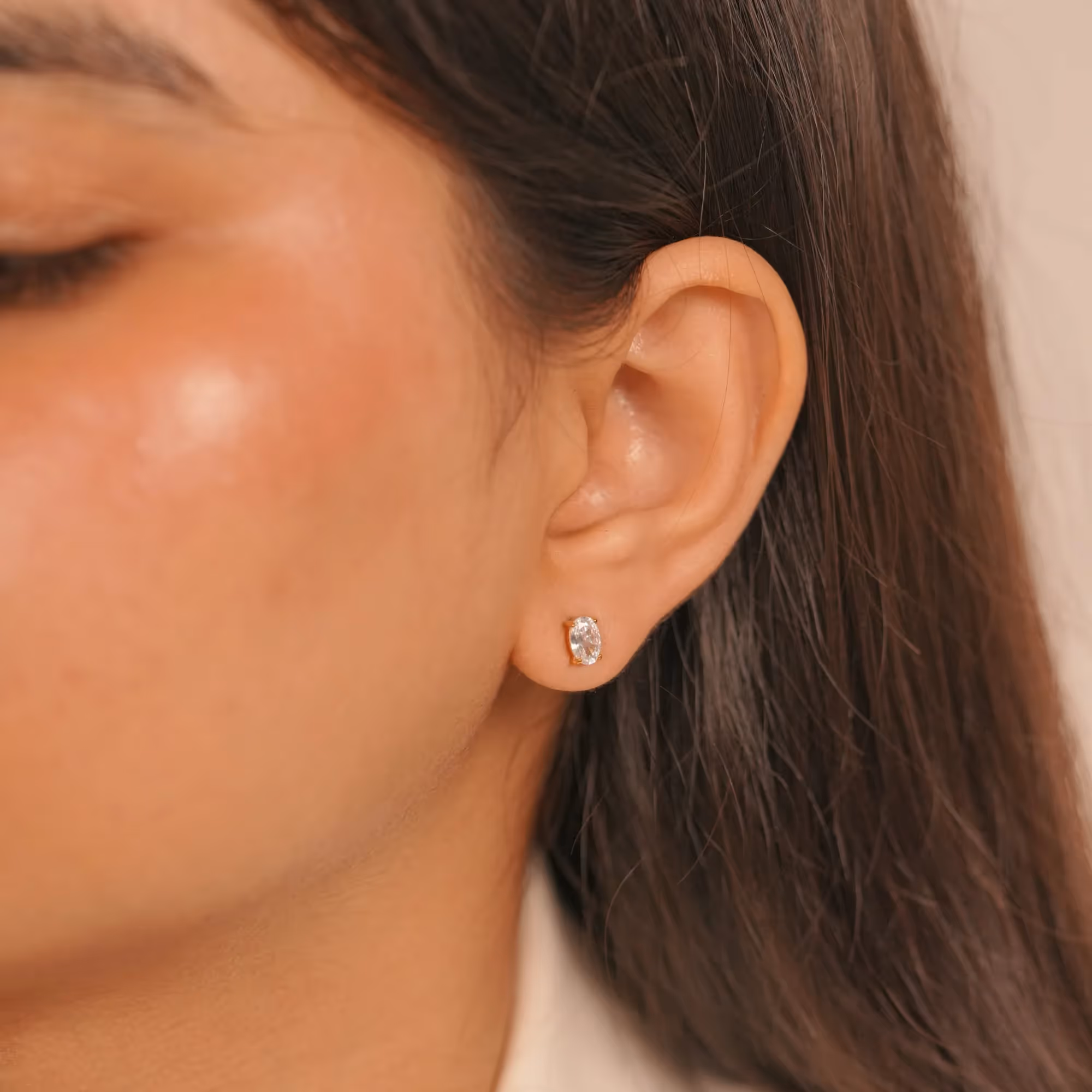 Mini Oval Earrings  image 3