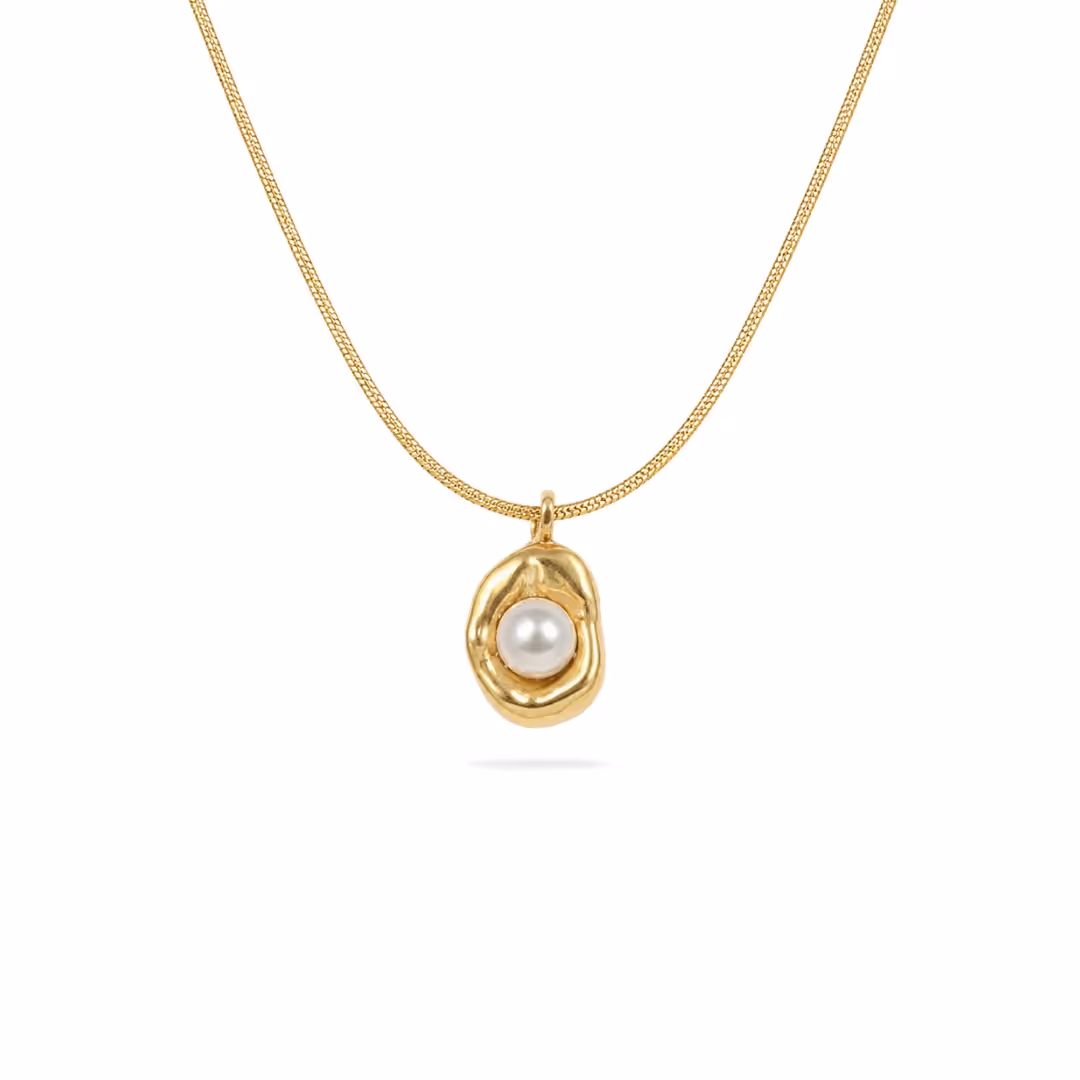 Nested Pearl Necklace  image 1