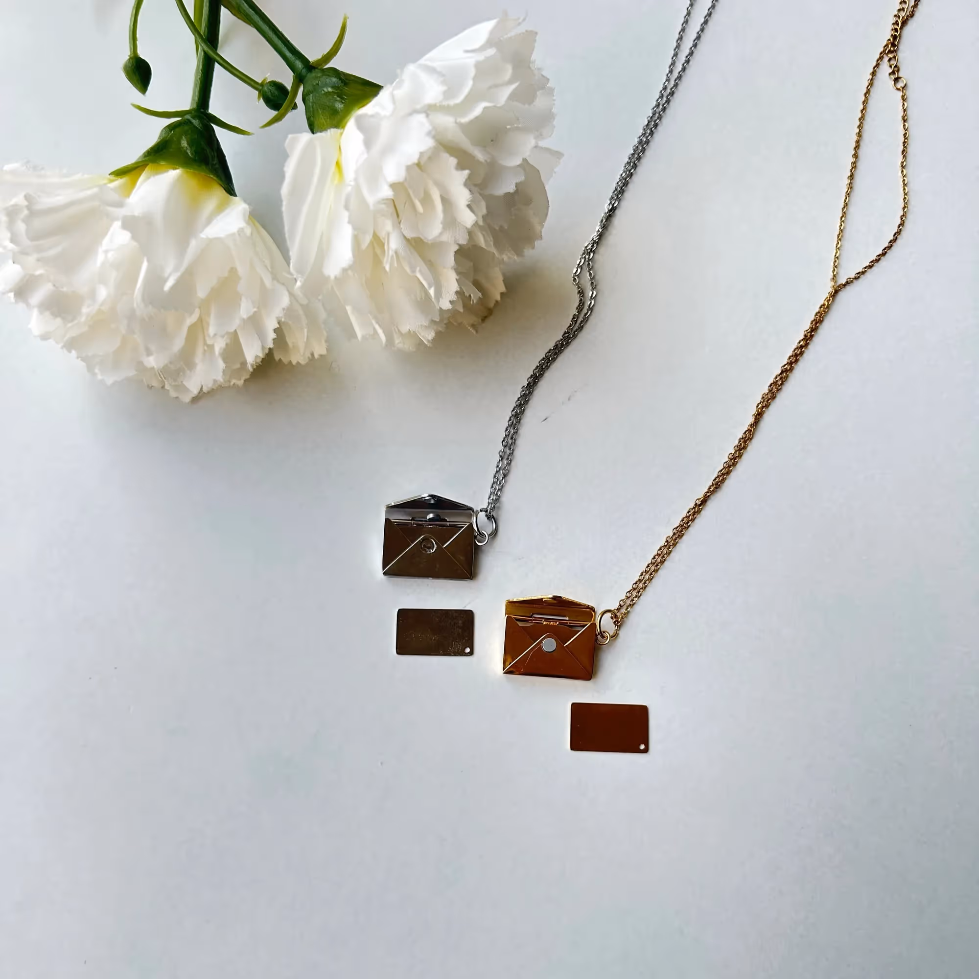 Personalised Envelope Necklace image 3