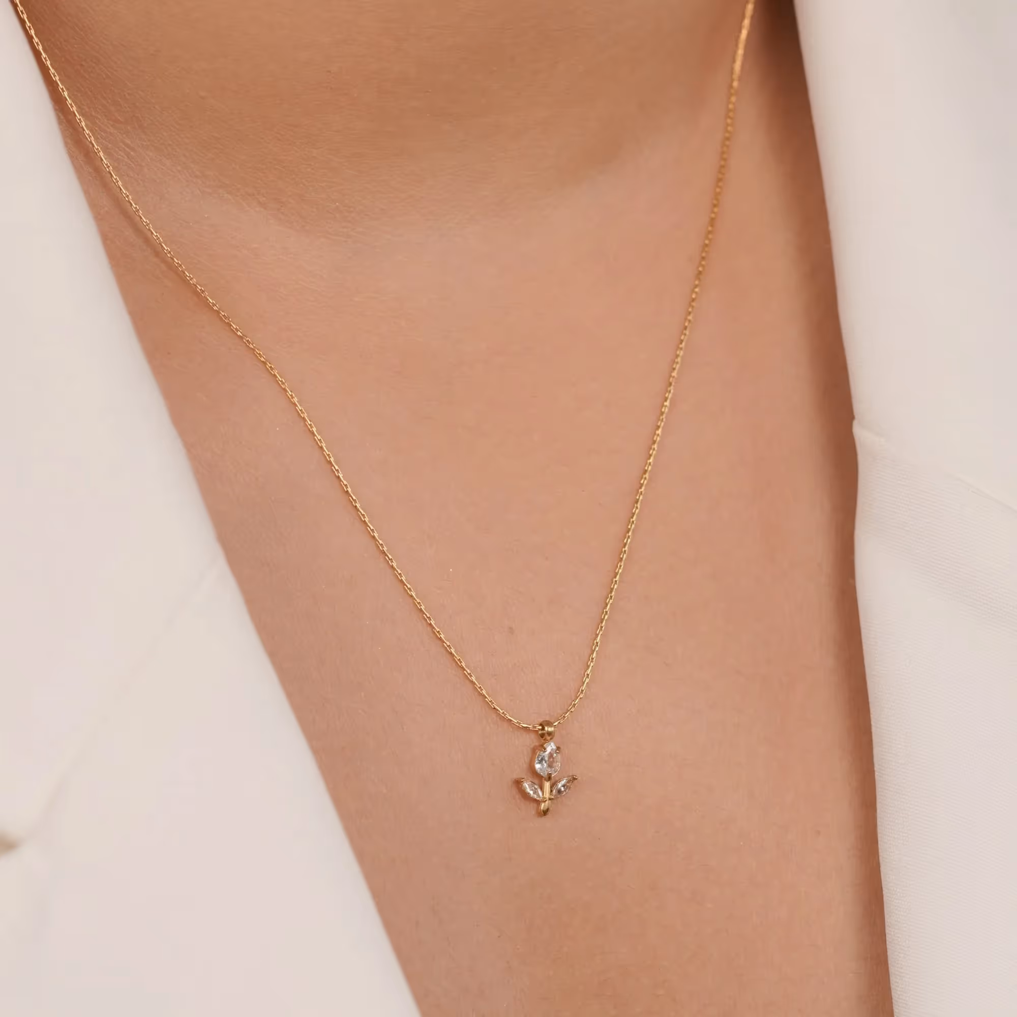 Petite Tulip Necklace image 3