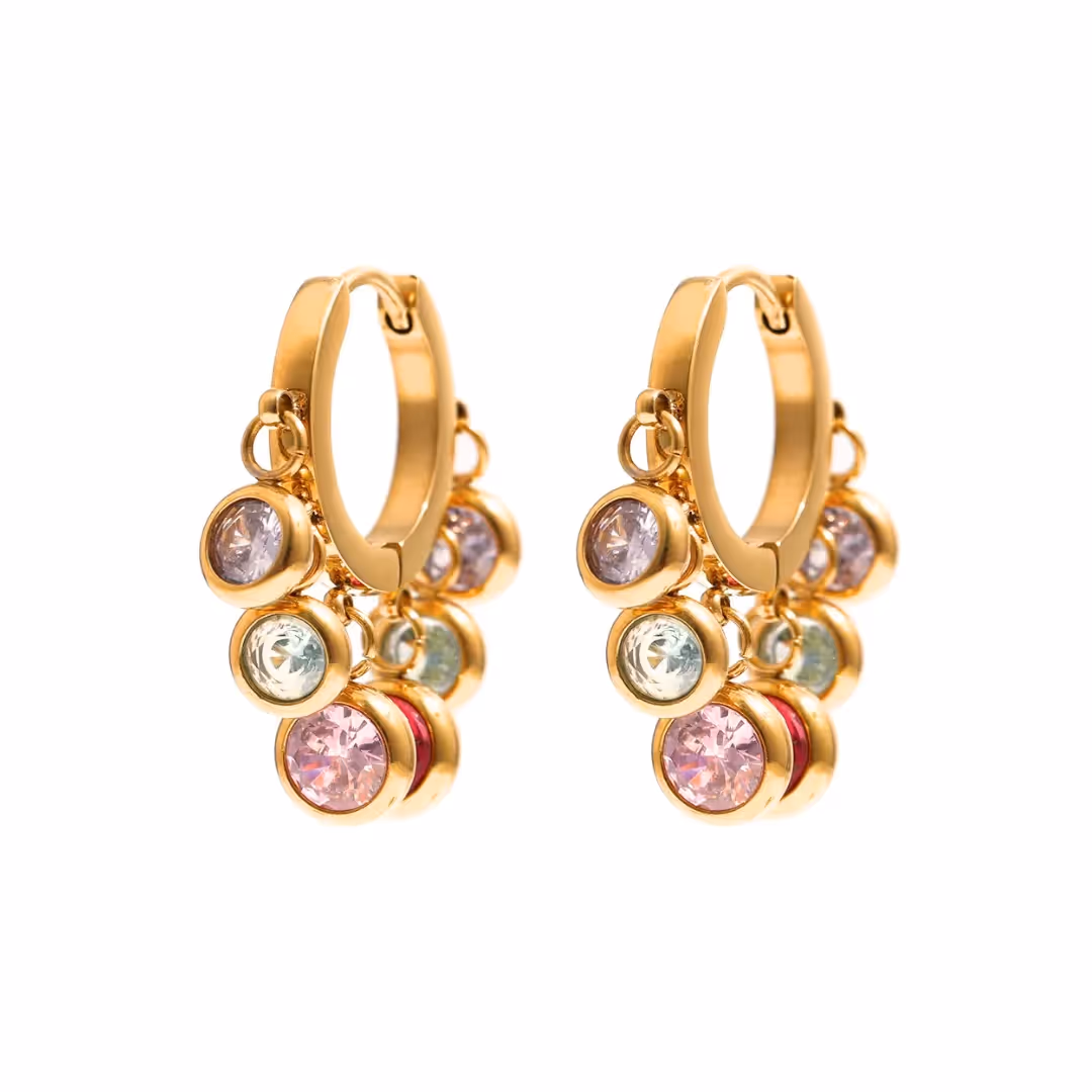 Regal Multi-Color Hoops  image 1