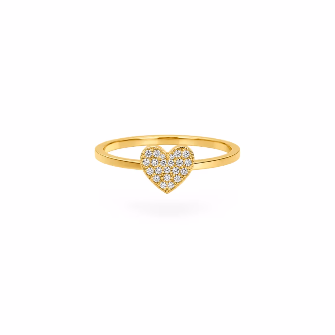 Studded Heart Ring image 1