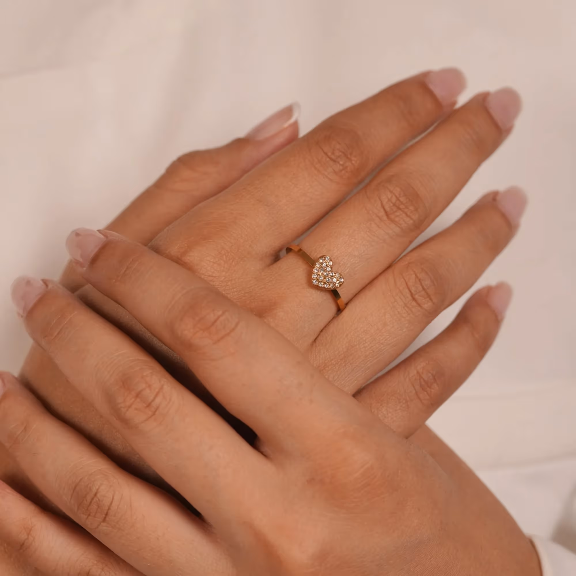 Studded Heart Ring image 3