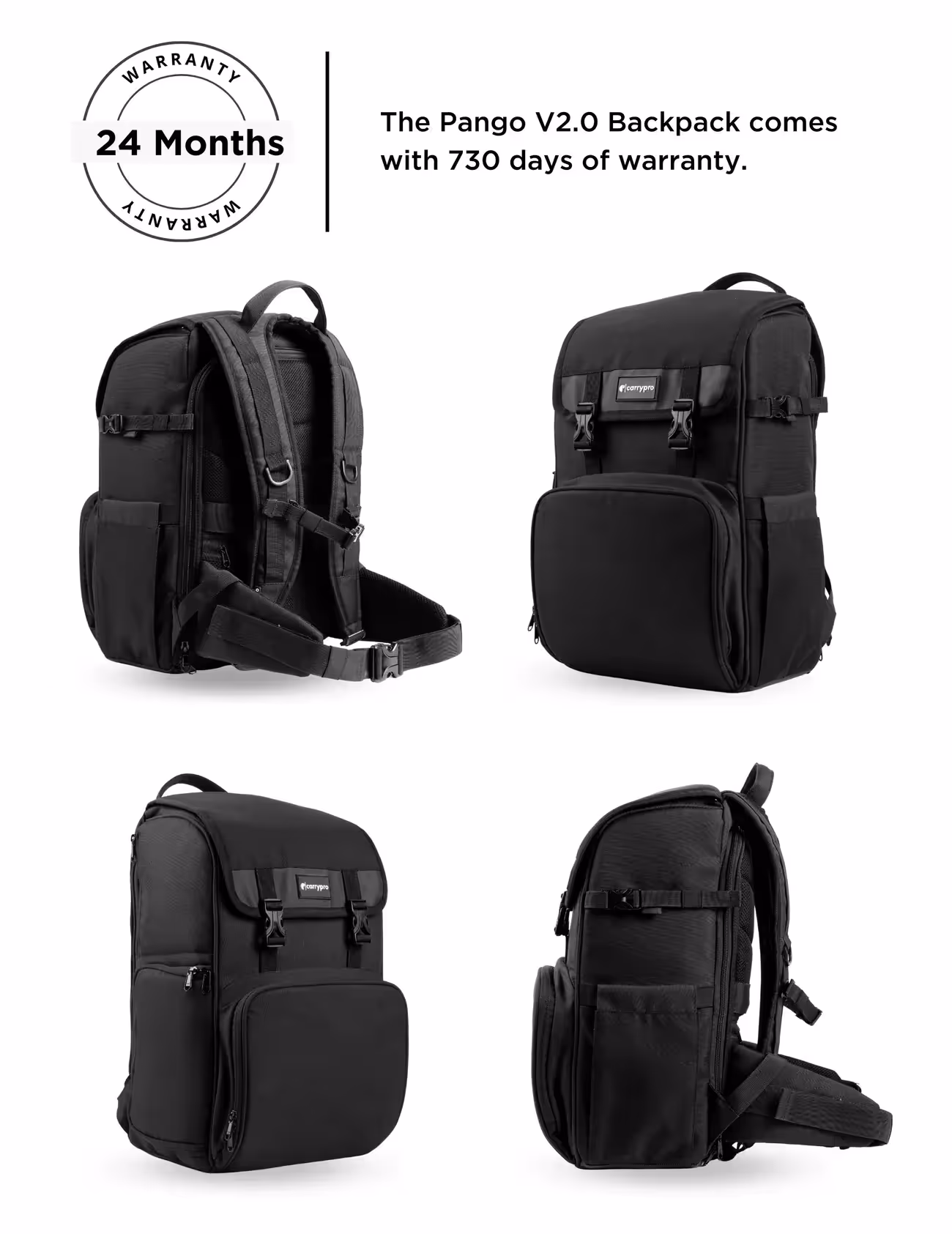 Carry Pro The Pango V2.0 Camera Travel Backpack - photo 4 of 8