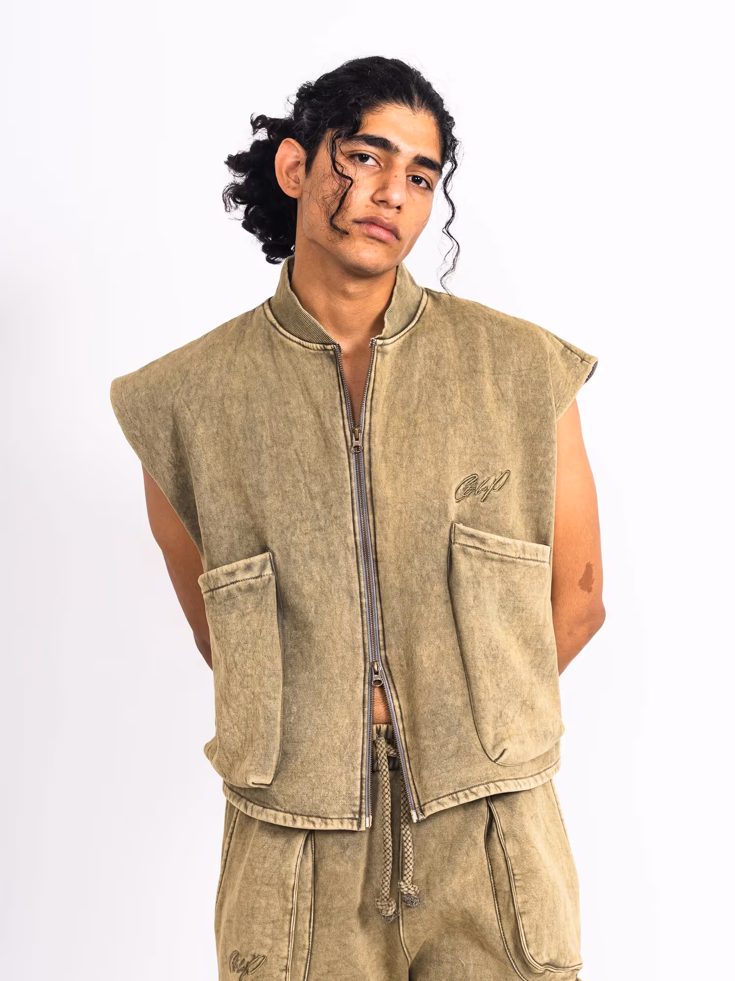 Acid Washed Half Jacket image 4