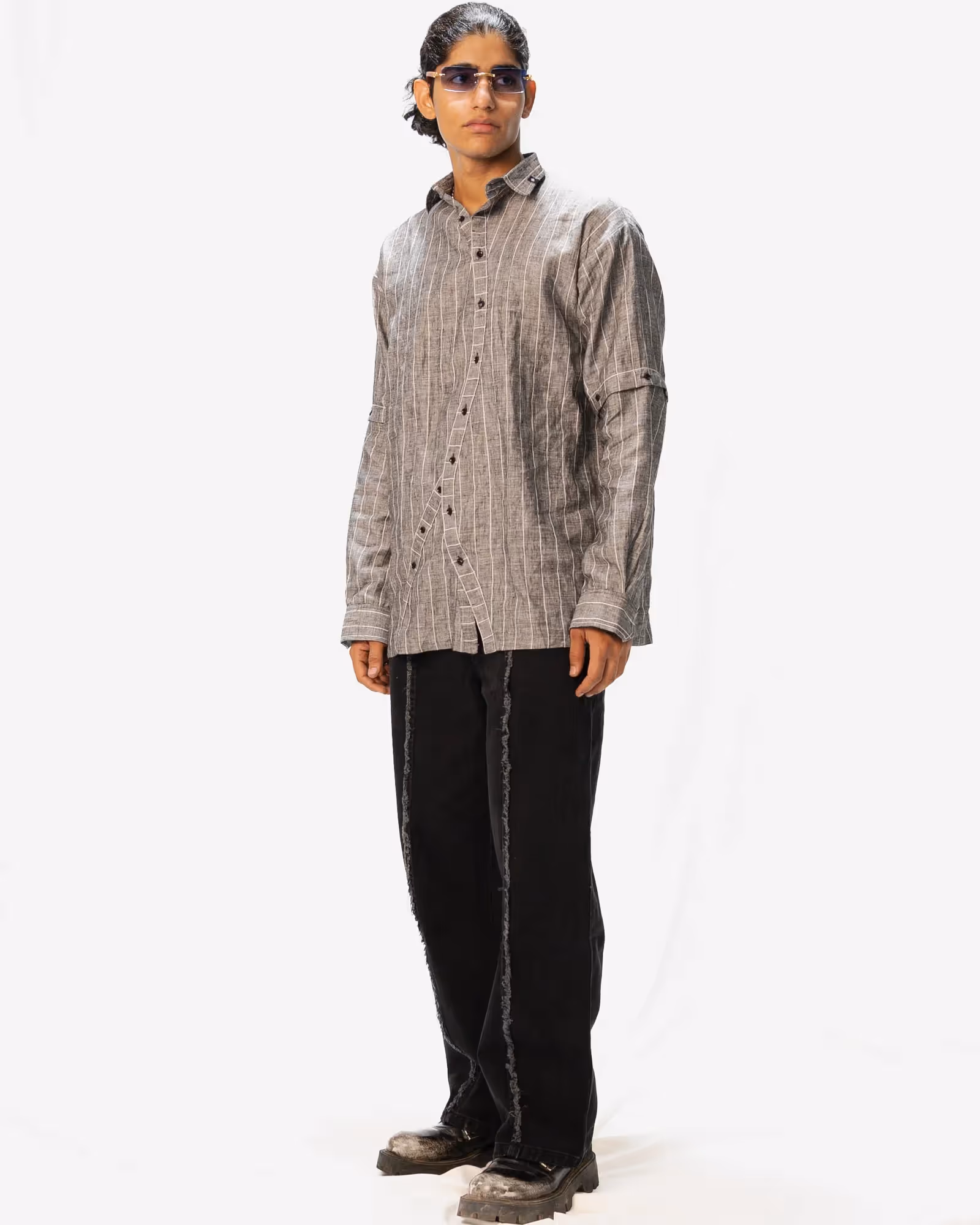 Linen Stripes Shirt  image 1