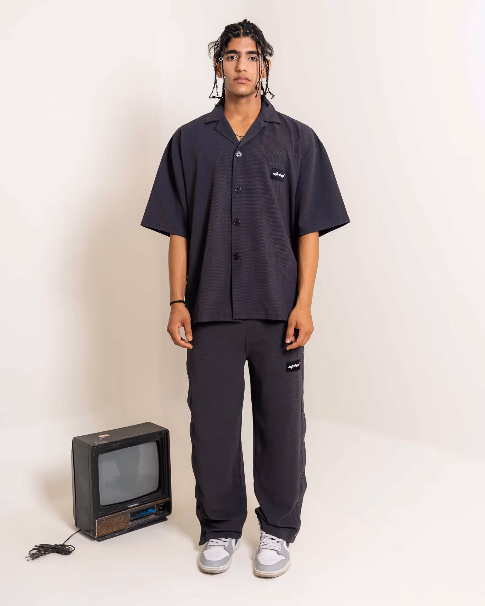 Waffle Grey Shirt image 1