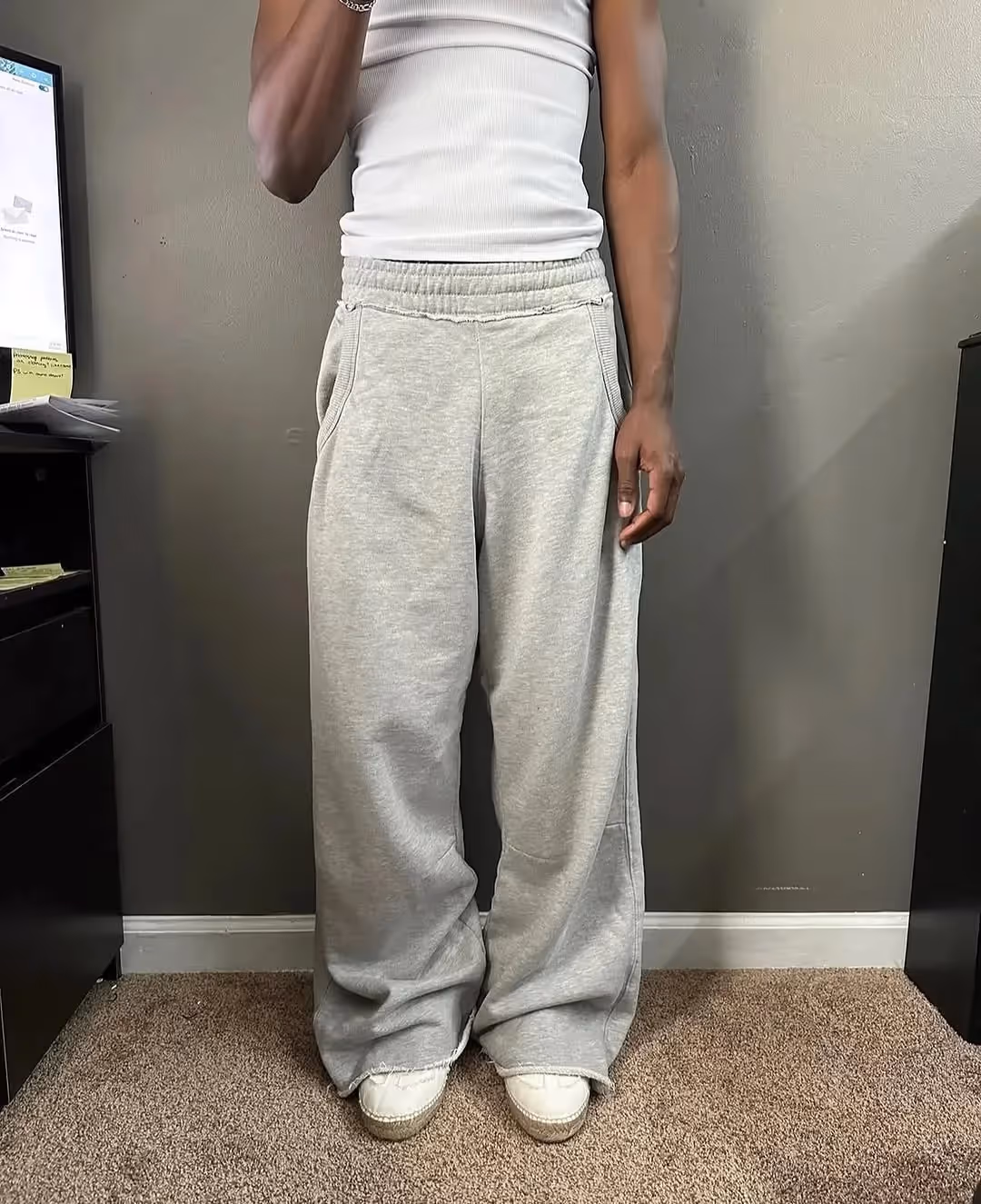 Amalifi Baggy Sweats image 1