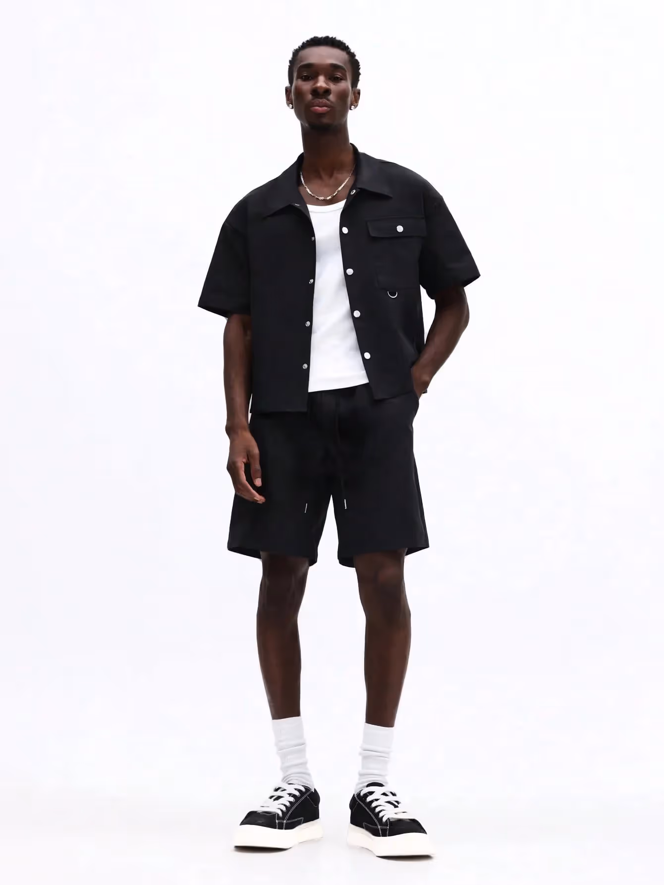 Auba Short Sleeve Shirt And Shorts Set image 3