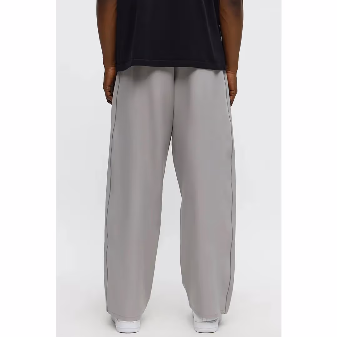 Baggy Piping Panel Pants image 2