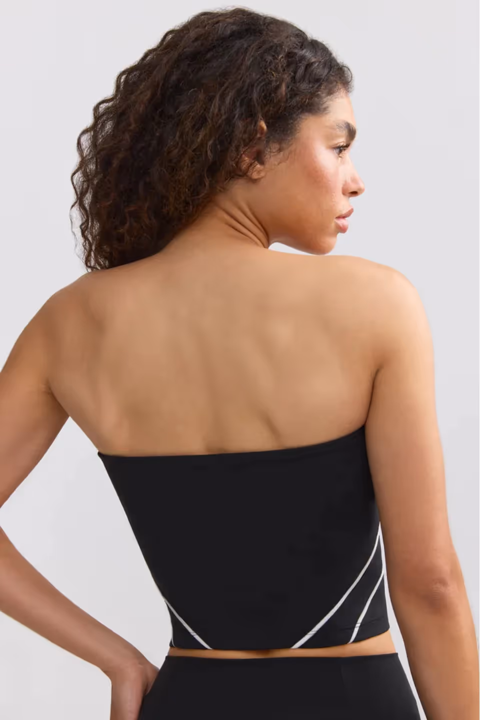Black Bandeau Top image 3