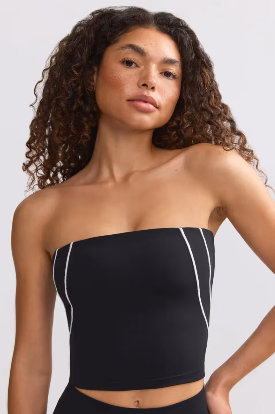 Black Bandeau Top image 5