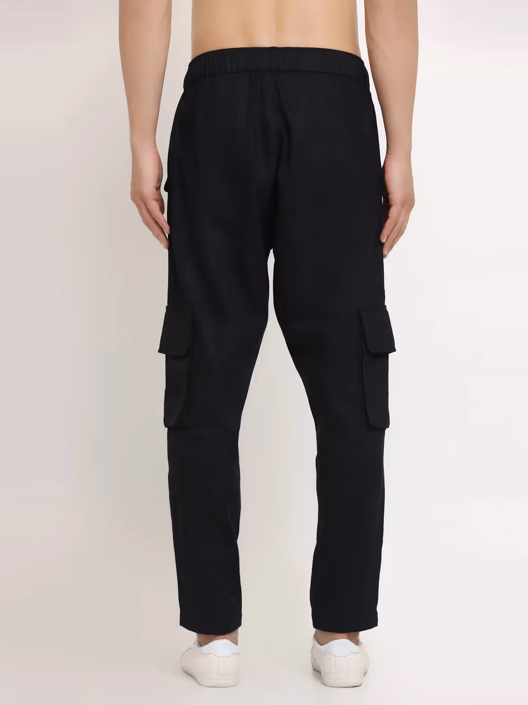 Black Multi-Pocket Cargo Pants  image 4