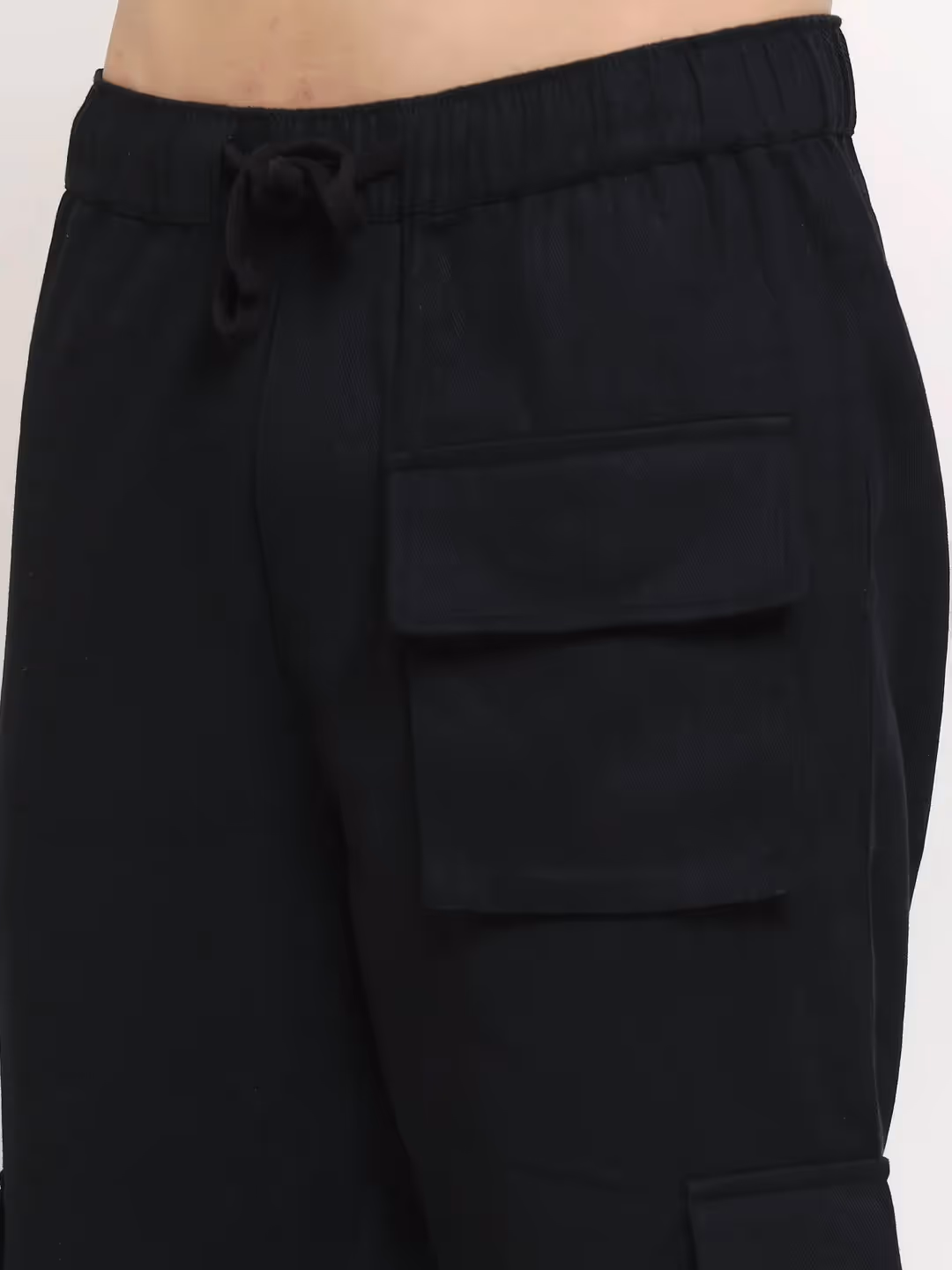 Black Multi-Pocket Cargo Pants  image 5