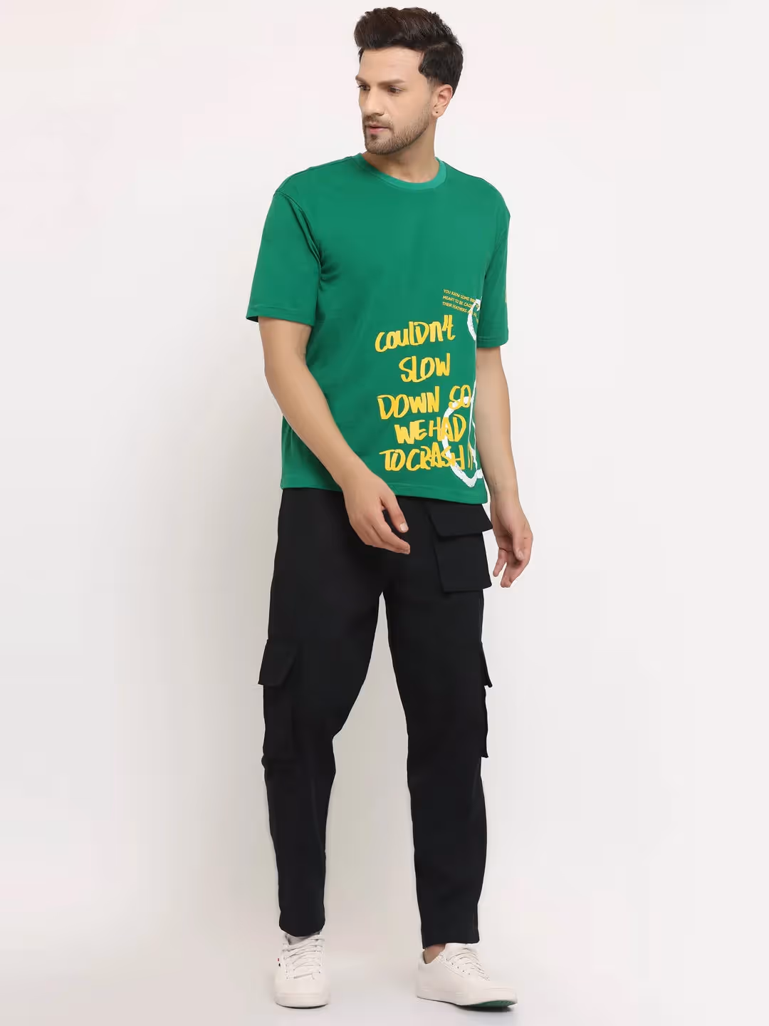 Black Multi-Pocket Cargo Pants  image 6