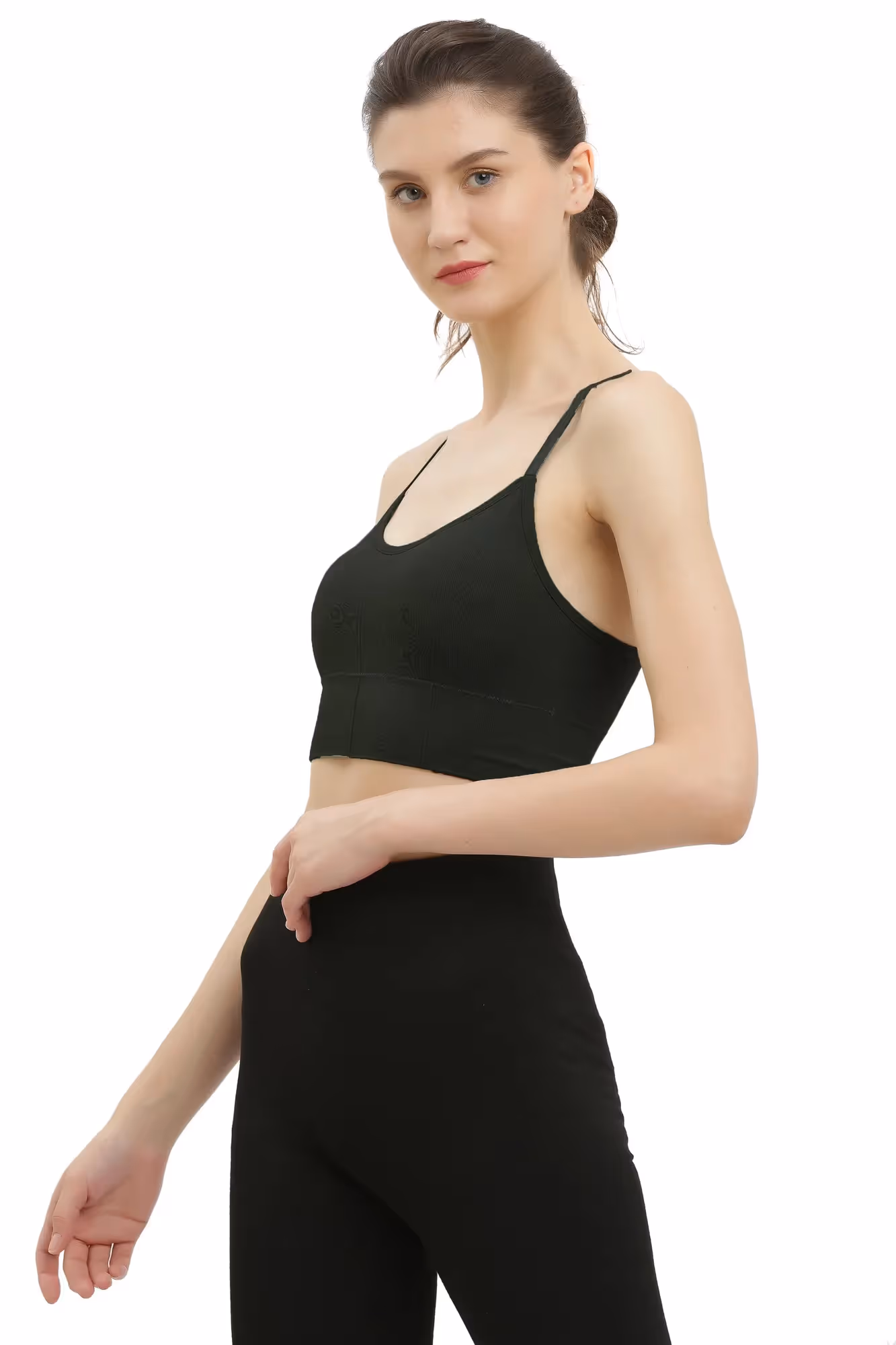 Black Padded Sports Bra  image 4