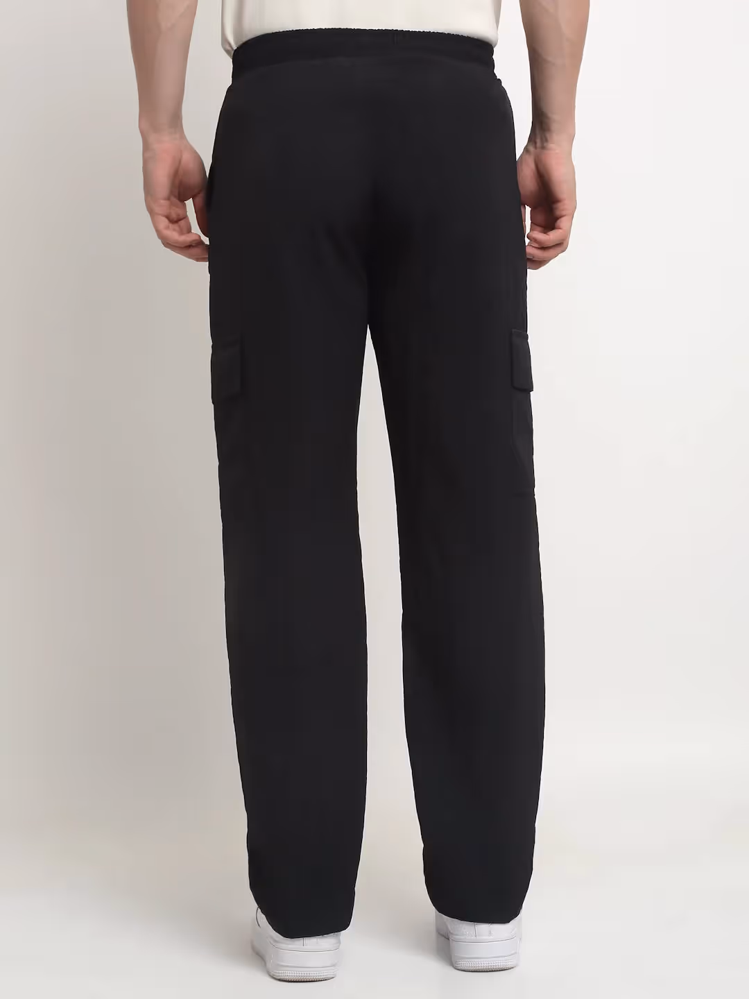 Black Technical Carpenter Cargo Pants image 2
