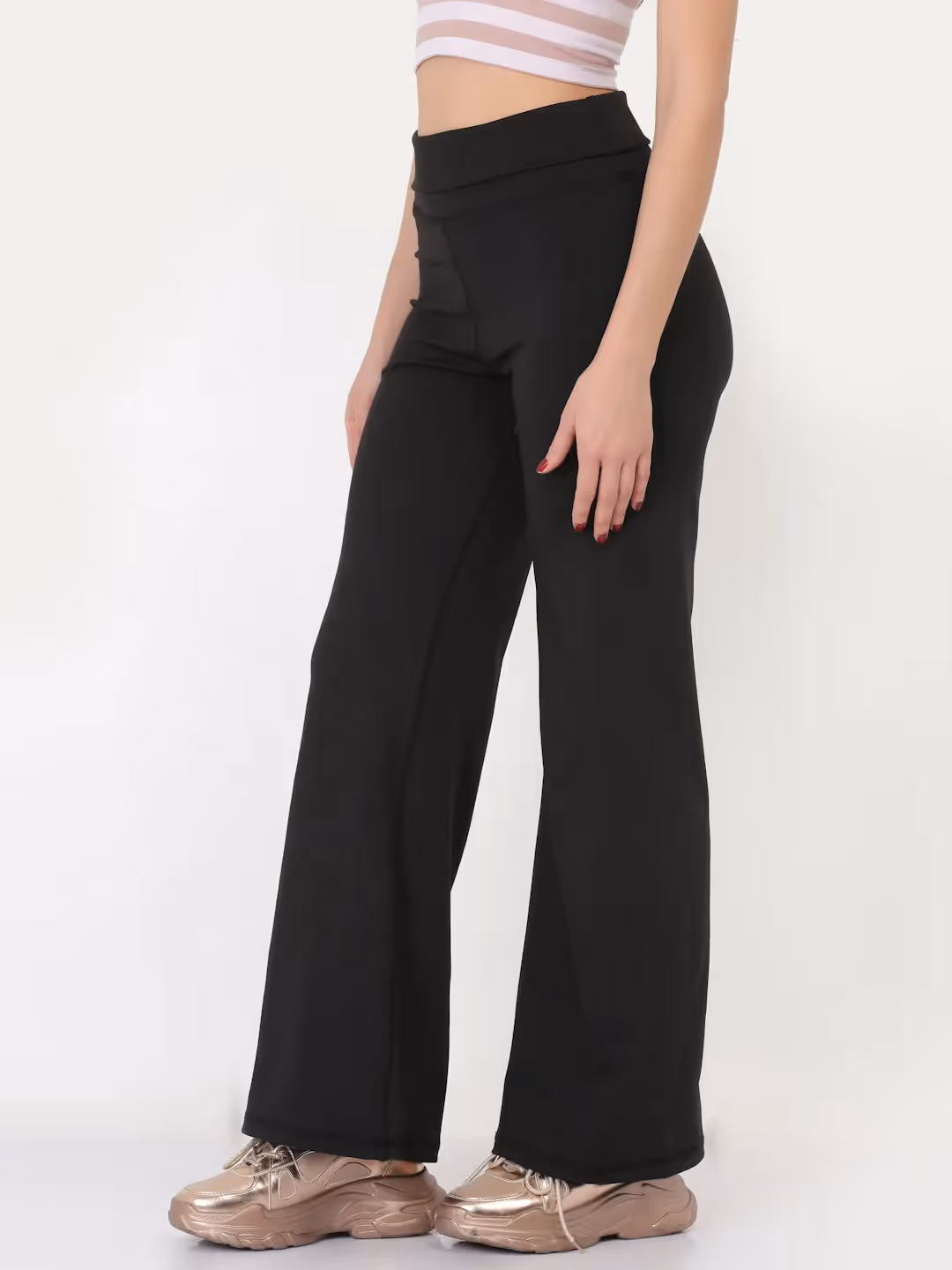 Black Ultra Flare Leggings image 2