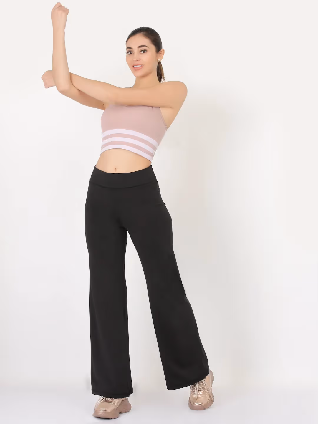 Black Ultra Flare Leggings image 6