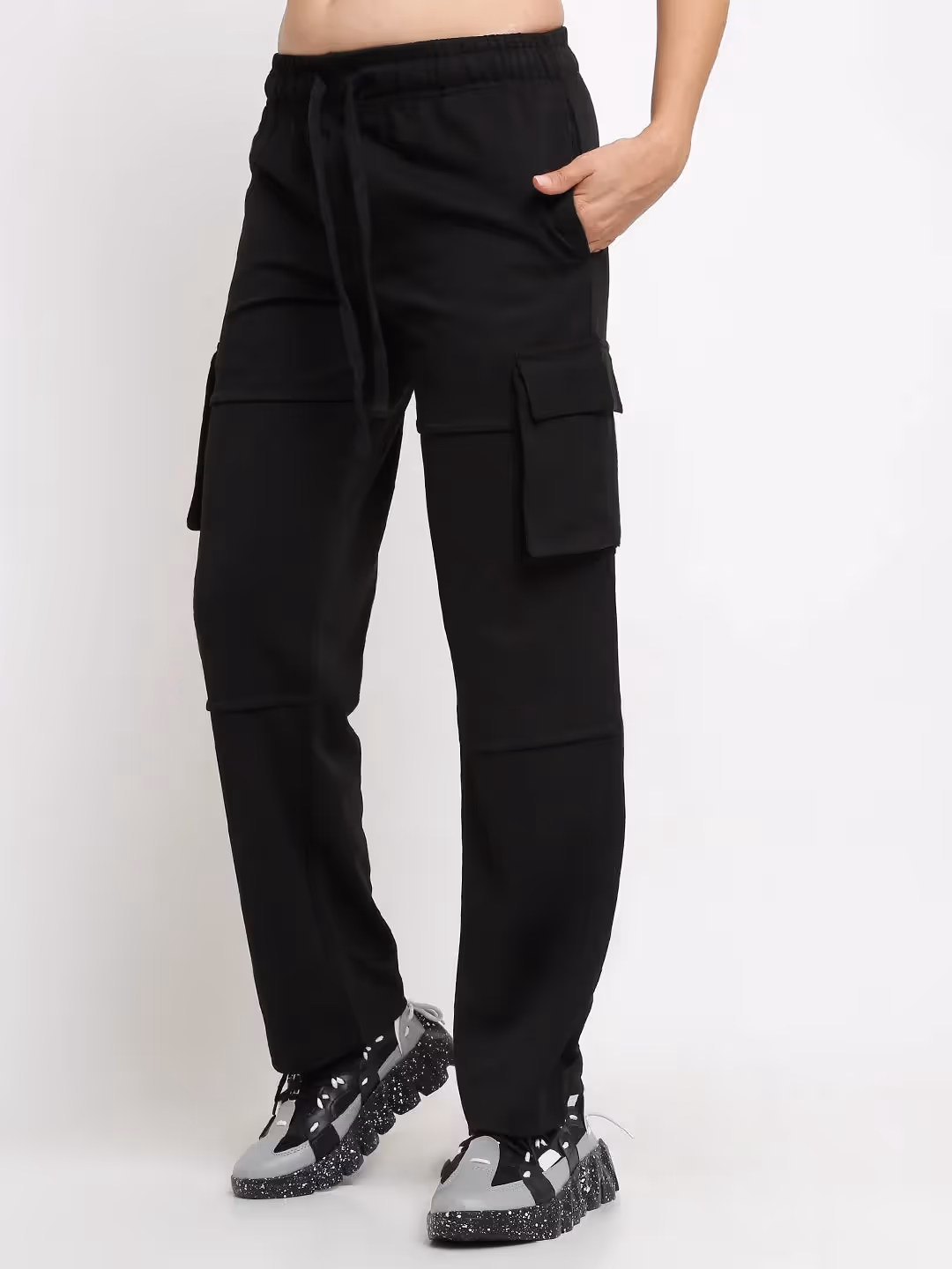 Black Utility Cargo Pants image 3