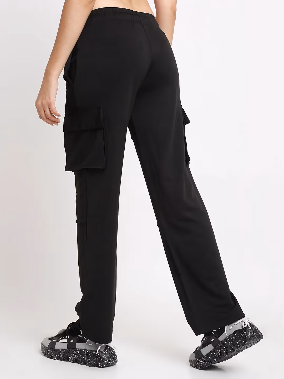 Black Utility Cargo Pants image 4