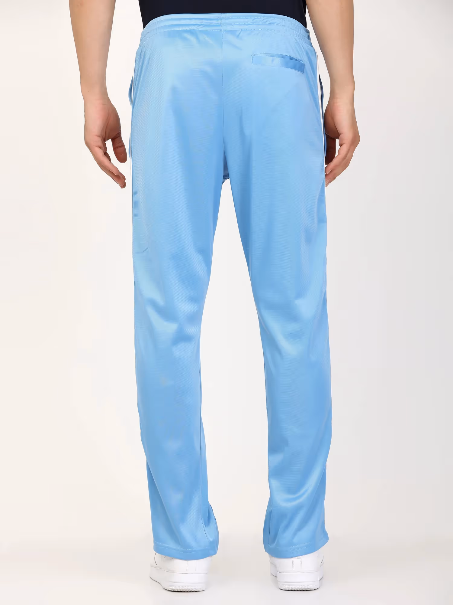 Blue Side Tape Straight Fit Track Pants  image 5
