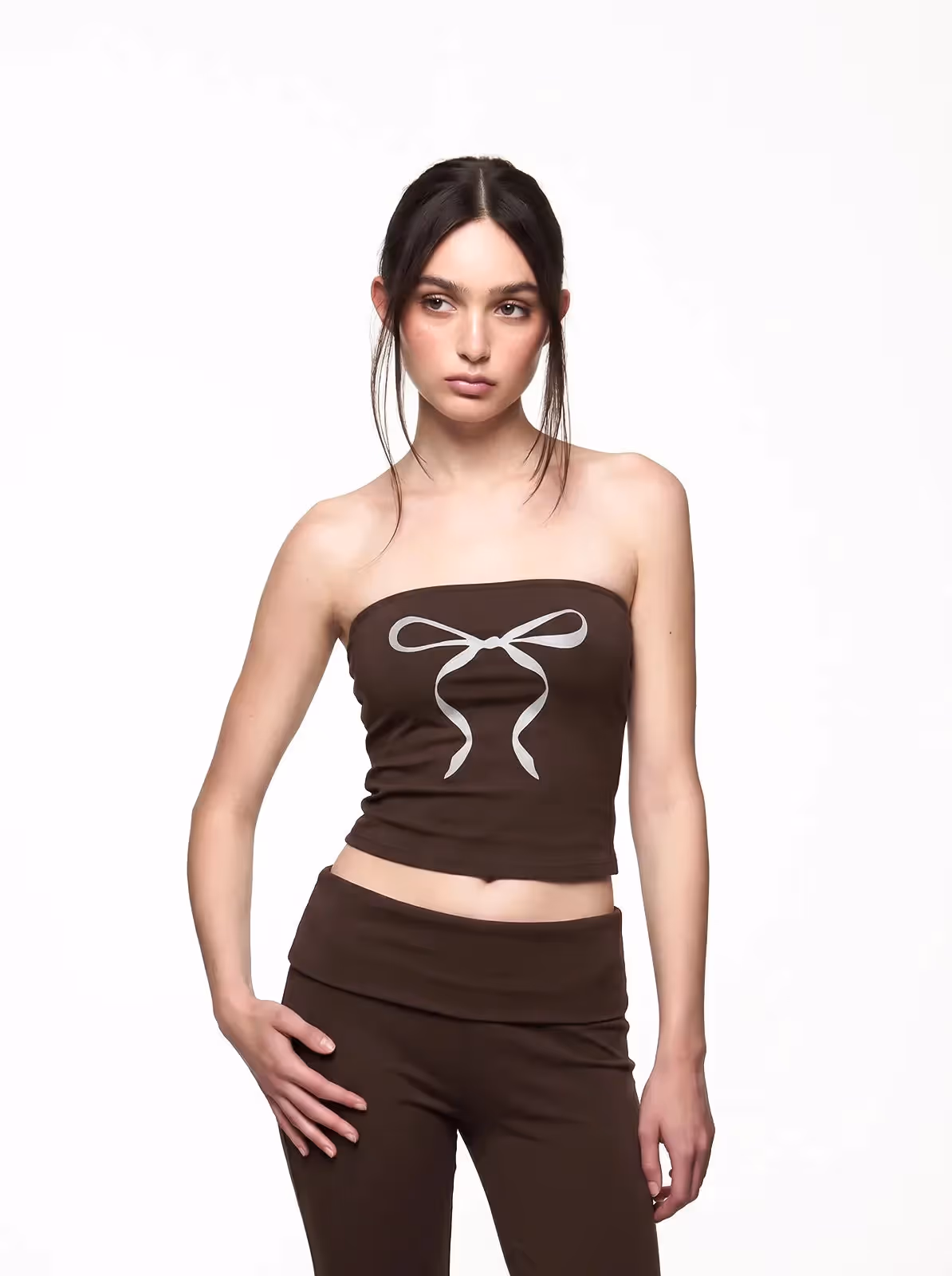 Bow Tube Top & Fold Over Legging image 7