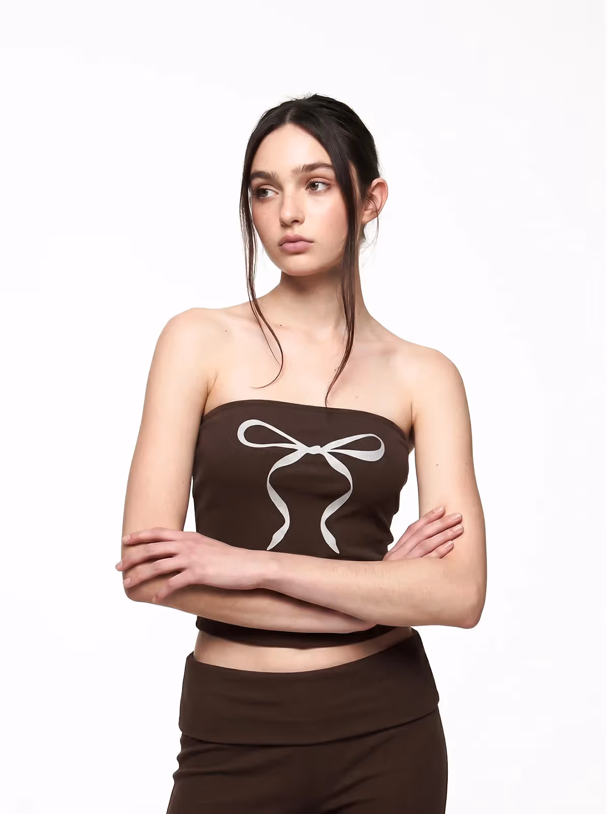Bow Tube Top & Fold Over Legging image 9