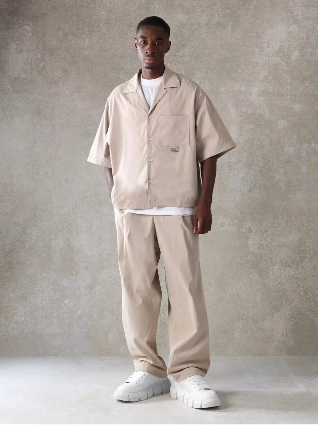 Boxy Fit Shirt and Loose Fit Pant 2 Piece Set image 10