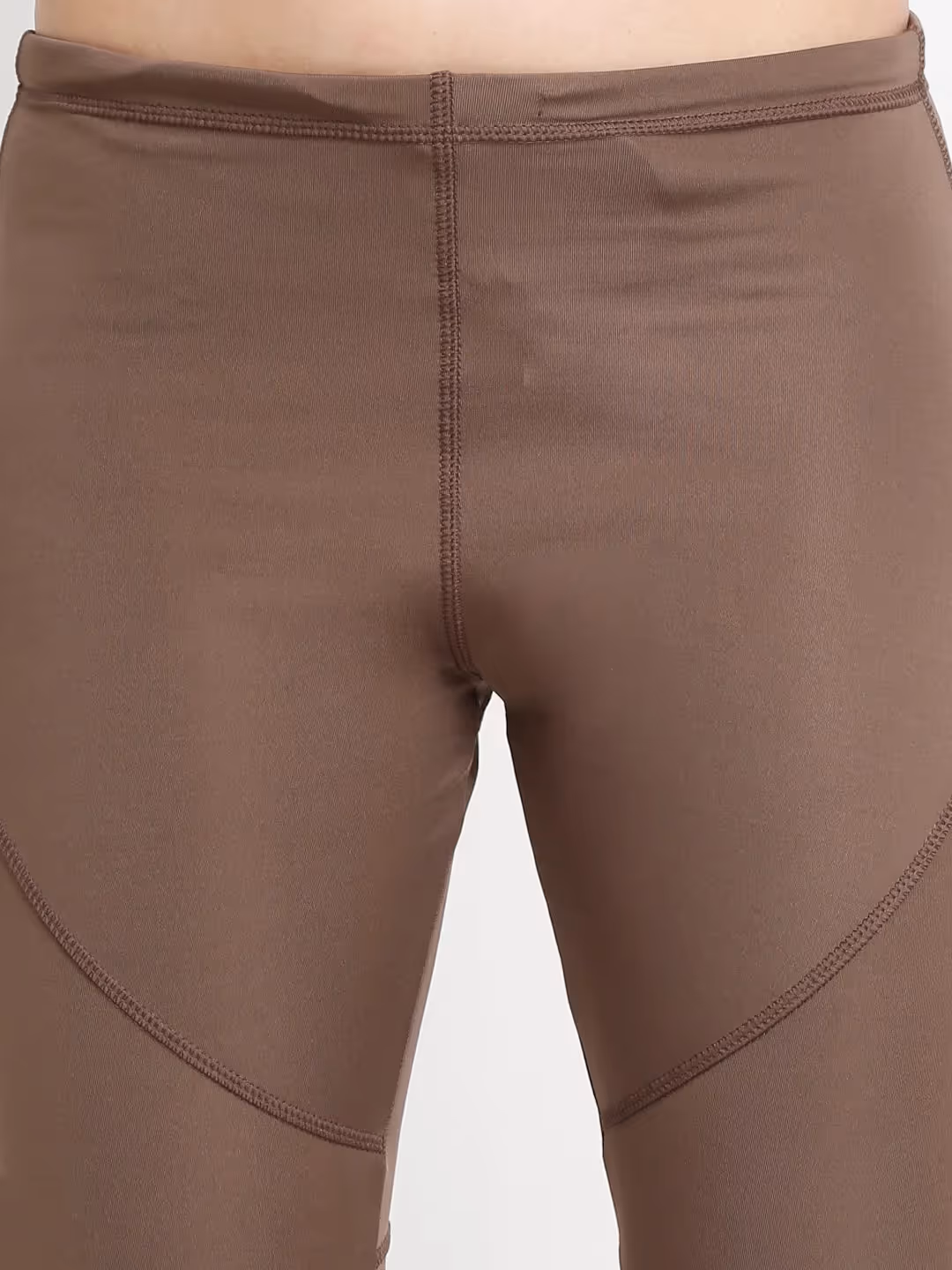 Brown Side Slit Flare Pants  image 4