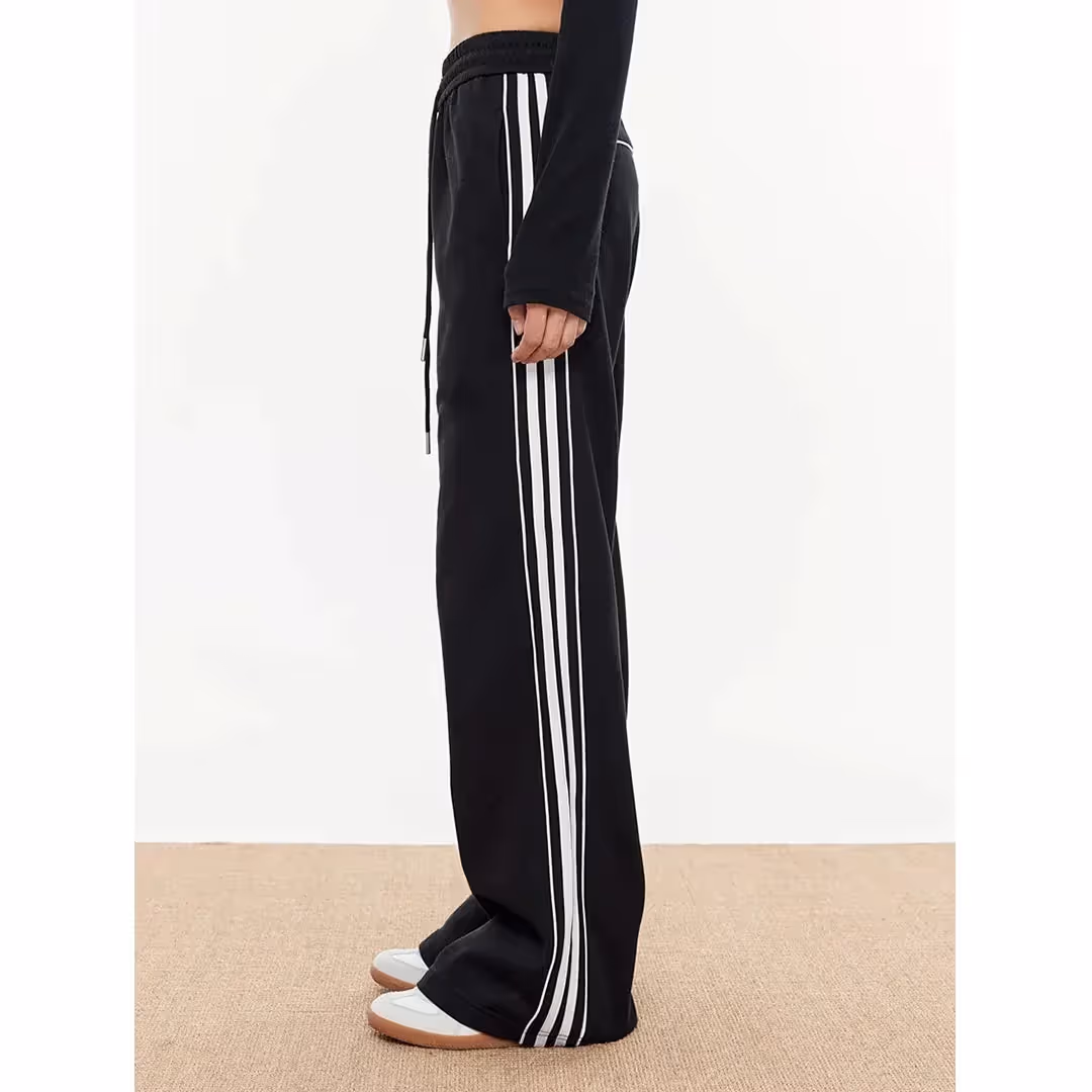 Cerise Stripe Trackpants  image 2