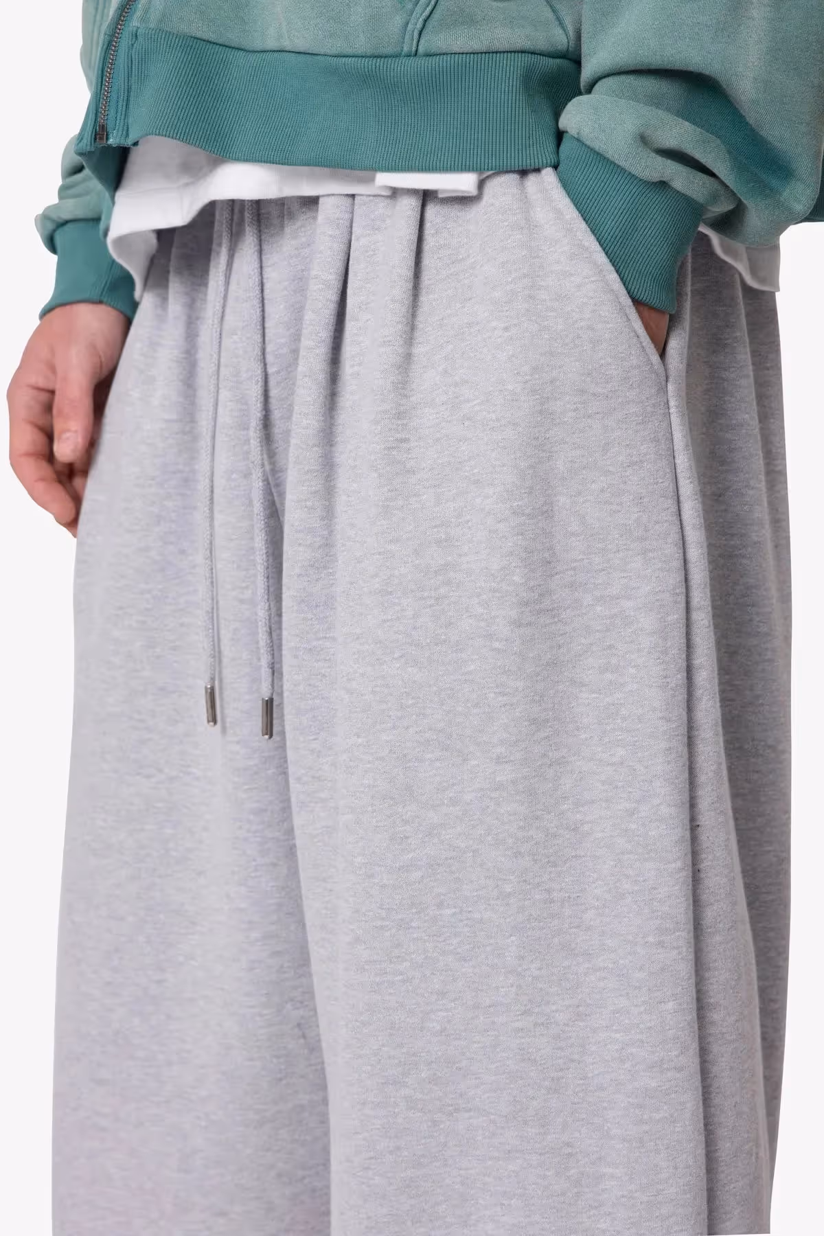 Clean Baggy Terry Sweatpants image 12
