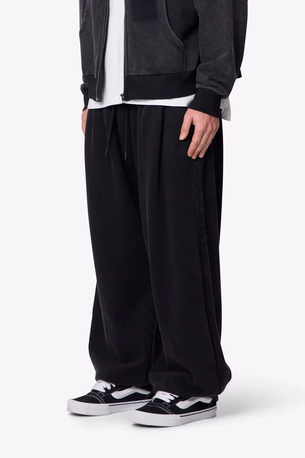 Clean Baggy Terry Sweatpants image 3