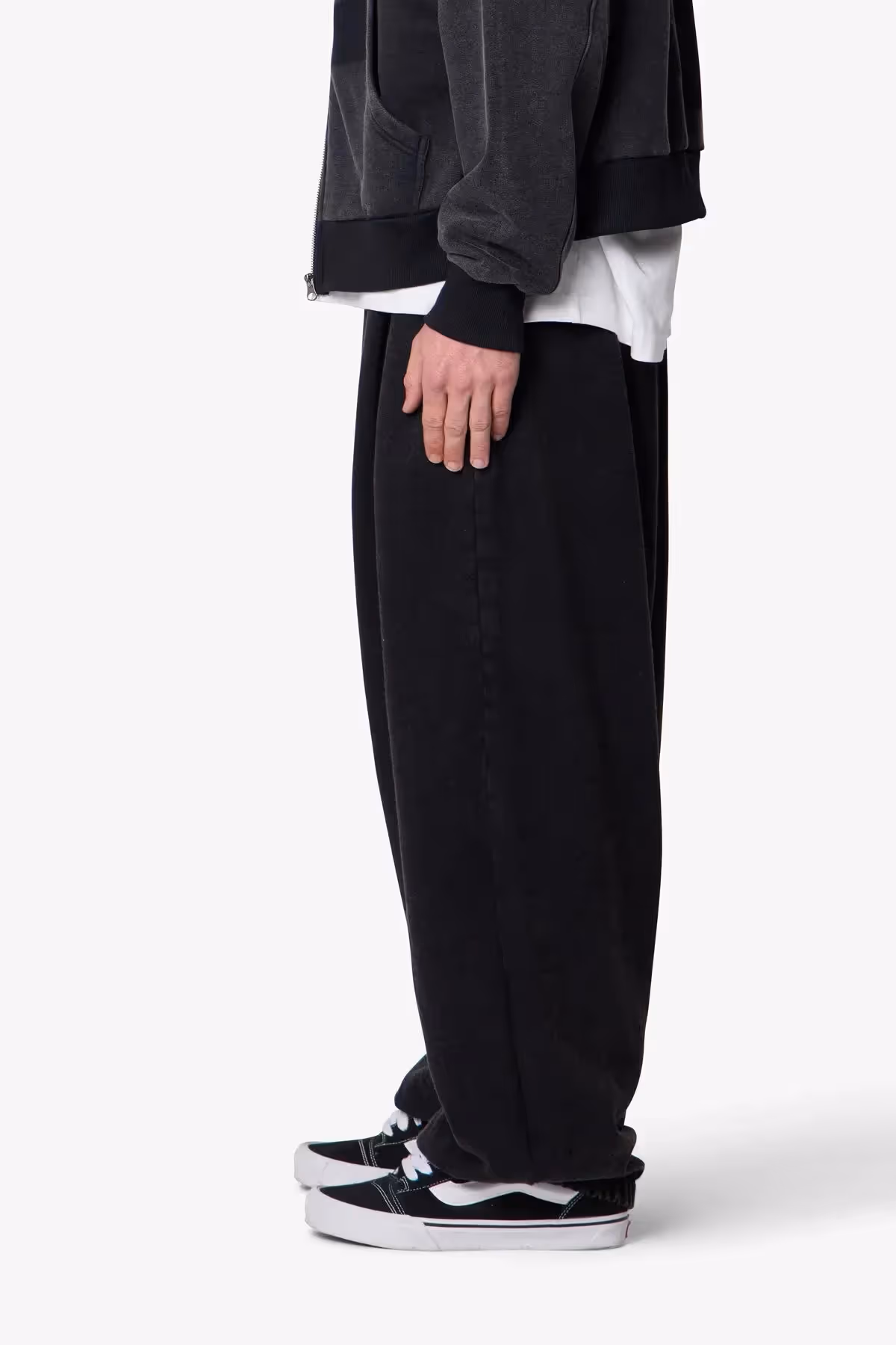 Clean Baggy Terry Sweatpants image 4