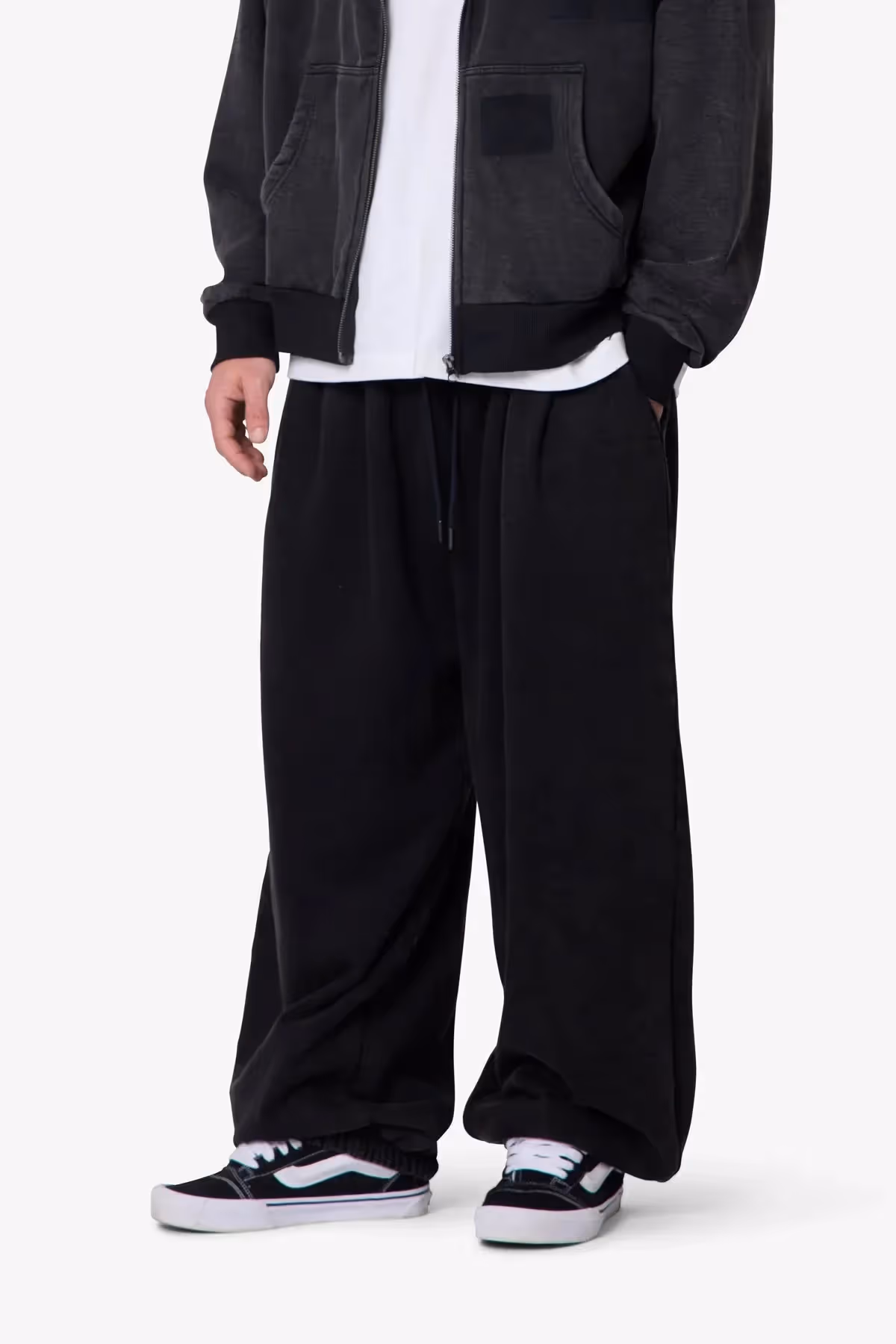 Clean Baggy Terry Sweatpants image 6