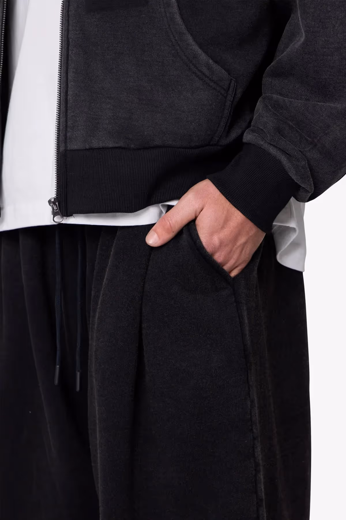 Clean Baggy Terry Sweatpants image 7