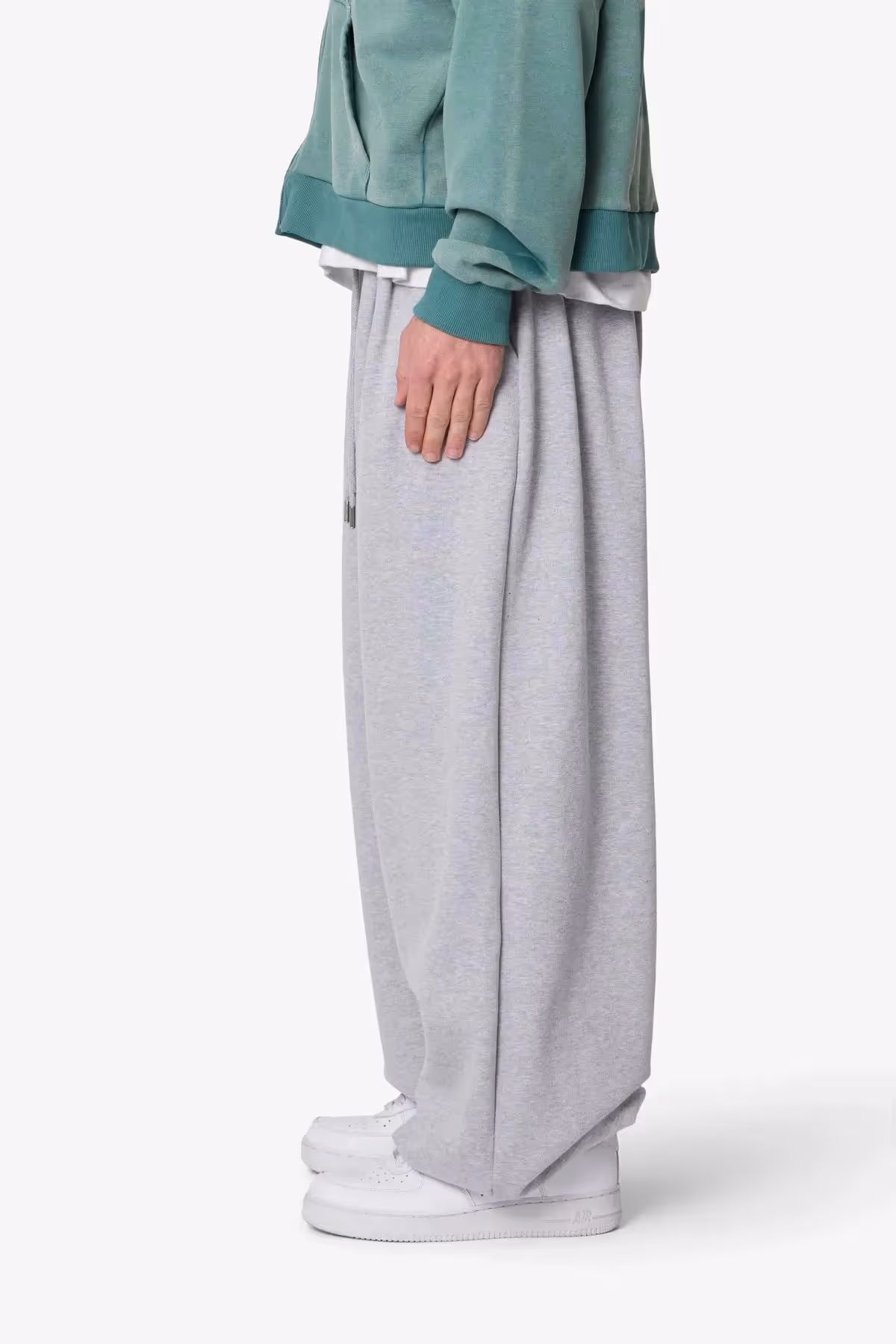 Clean Baggy Terry Sweatpants image 9