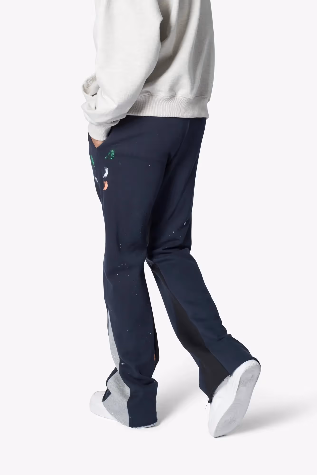 Contrast Bootcut Sweatpants image 11