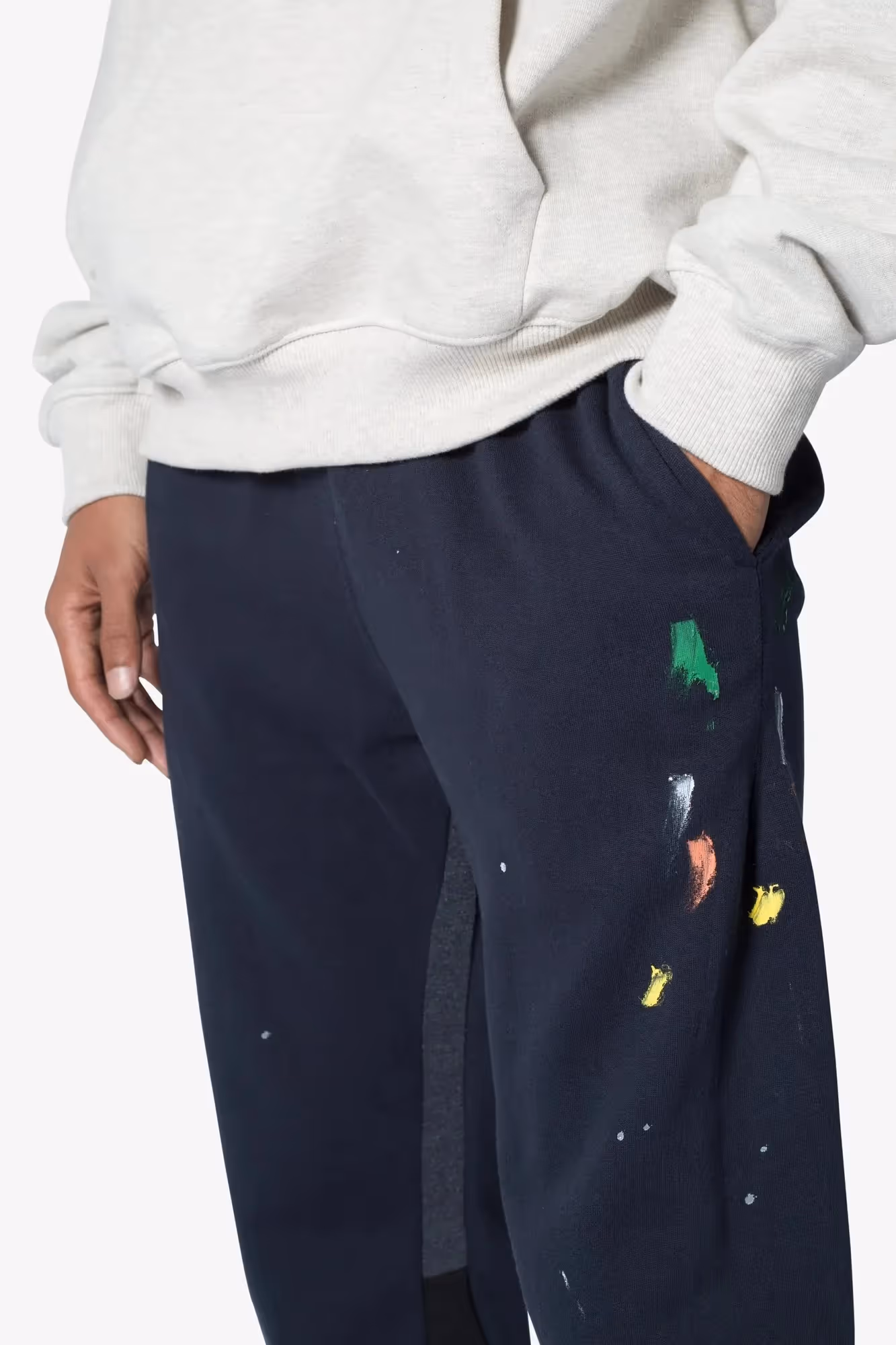Contrast Bootcut Sweatpants image 12