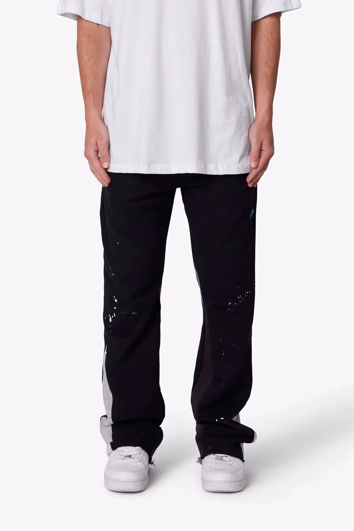 Contrast Bootcut Sweatpants image 4