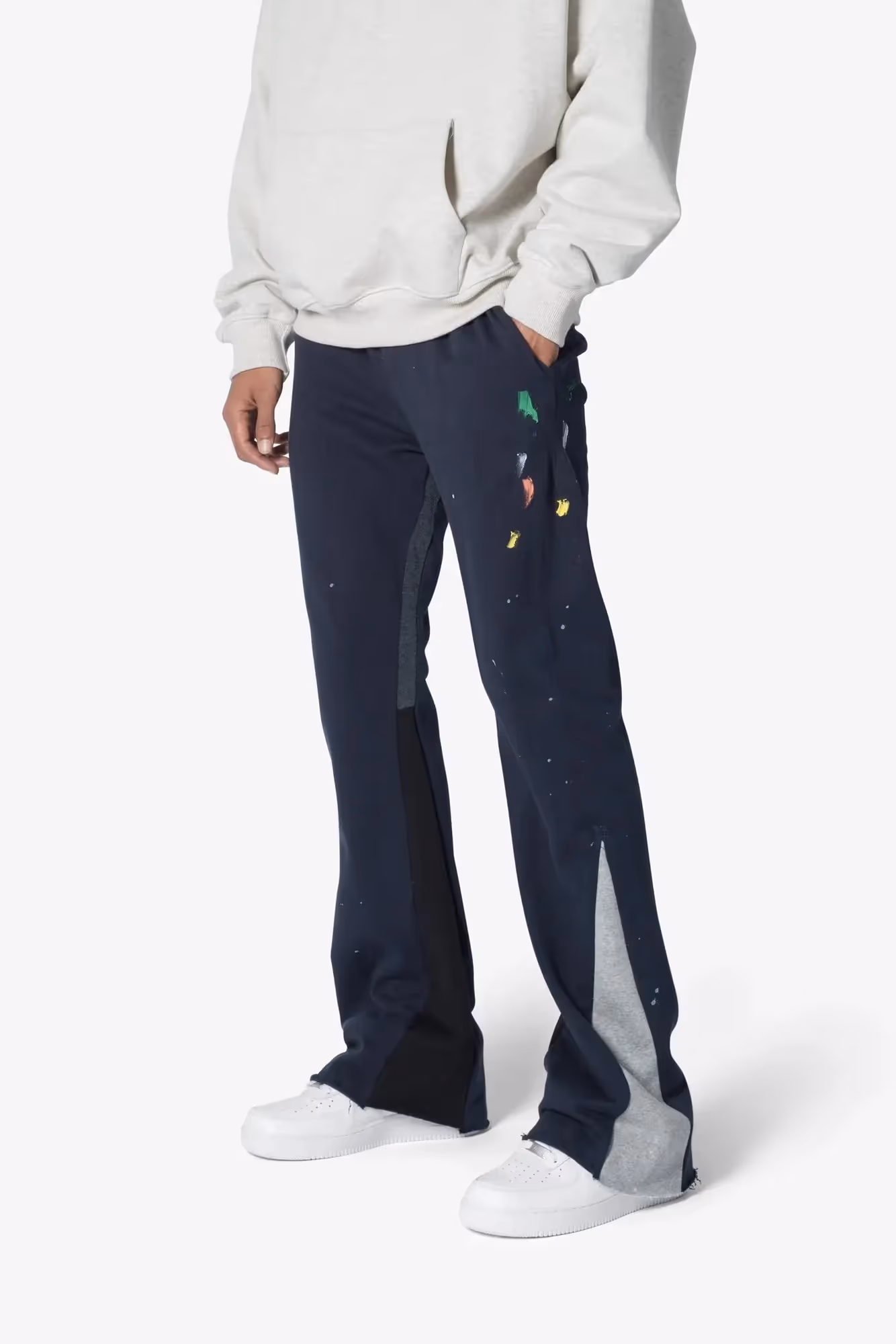 Contrast Bootcut Sweatpants image 8