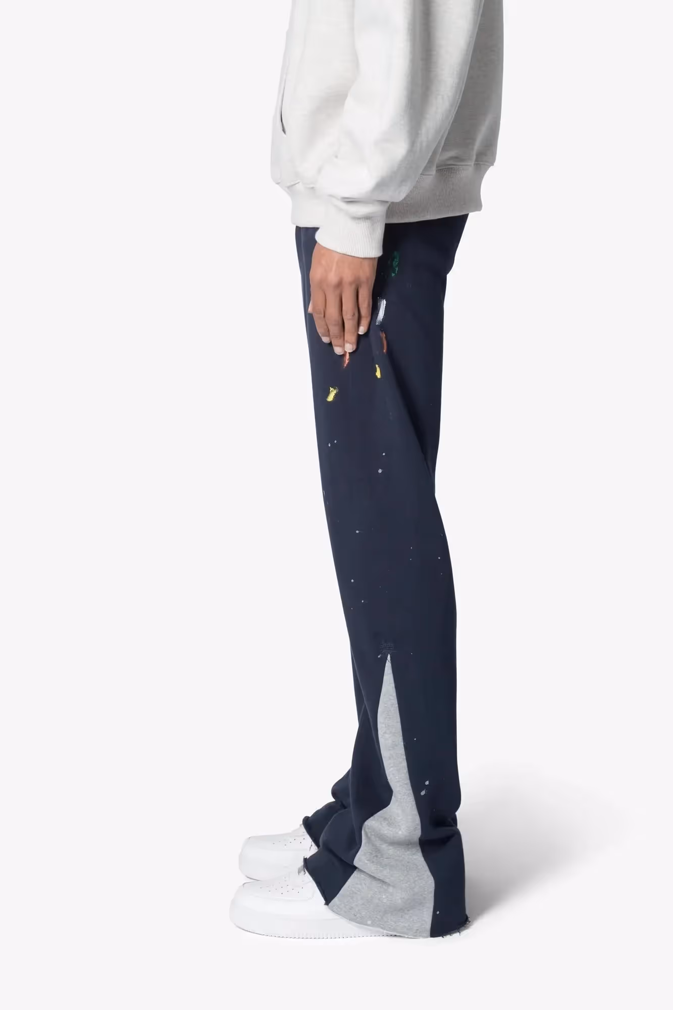 Contrast Bootcut Sweatpants image 9