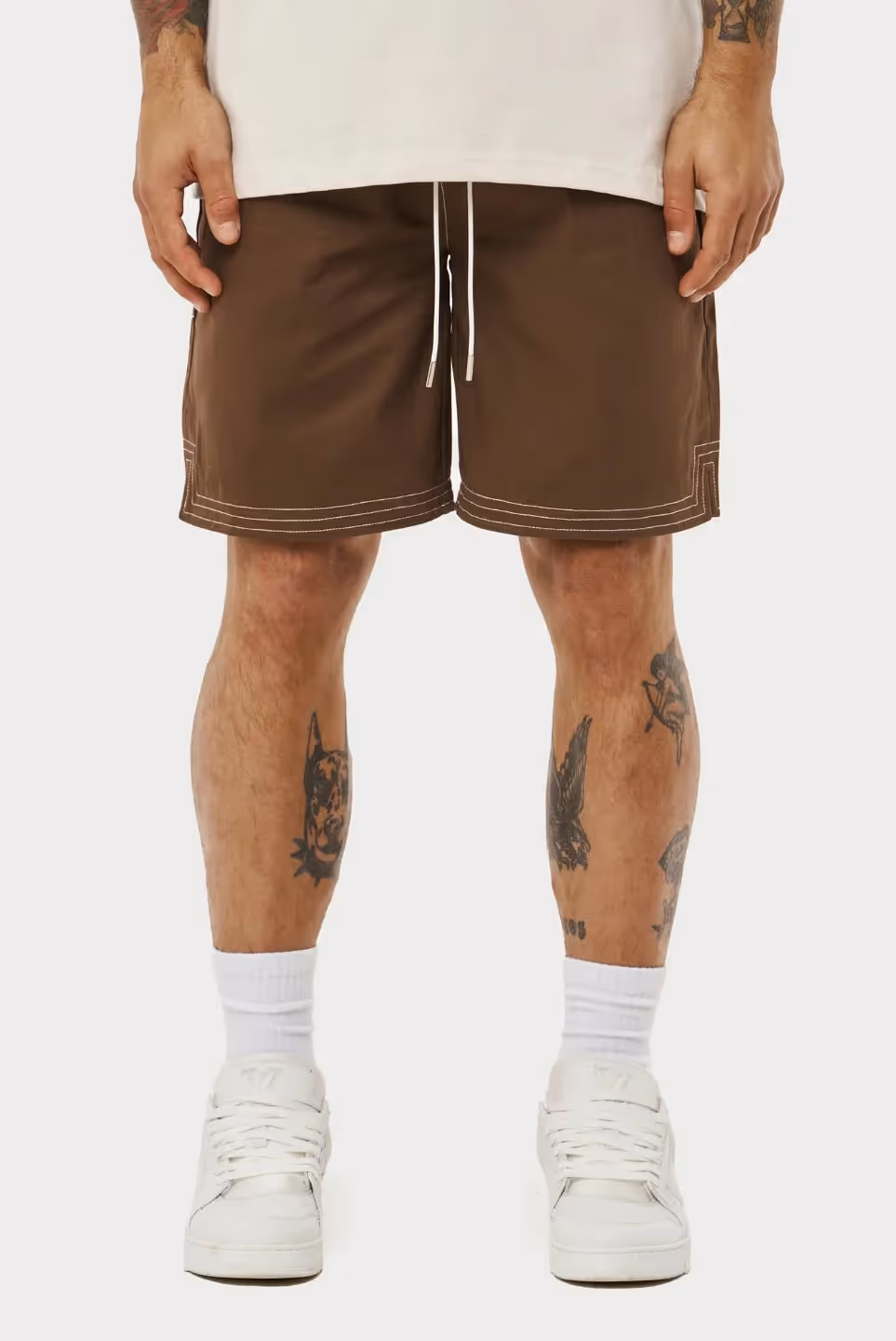 Contrast Stitch Woven Shorts (Pack of 2) image 1