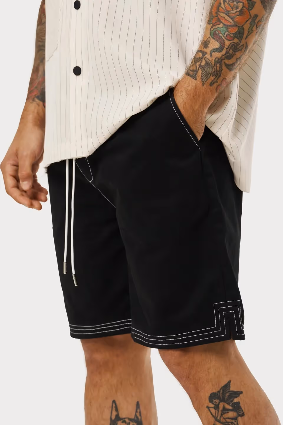 Contrast Stitch Woven Shorts (Pack of 2) image 7