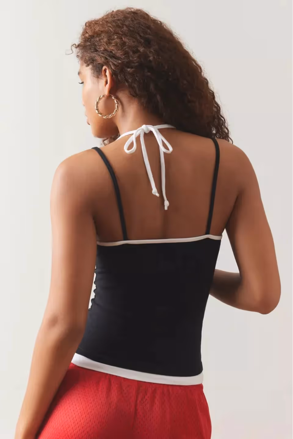 Cotton Compression Layered Cami Top image 3