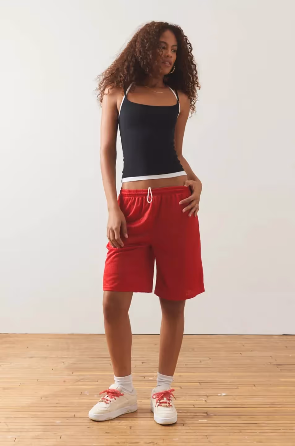 Cotton Compression Layered Cami Top image 4