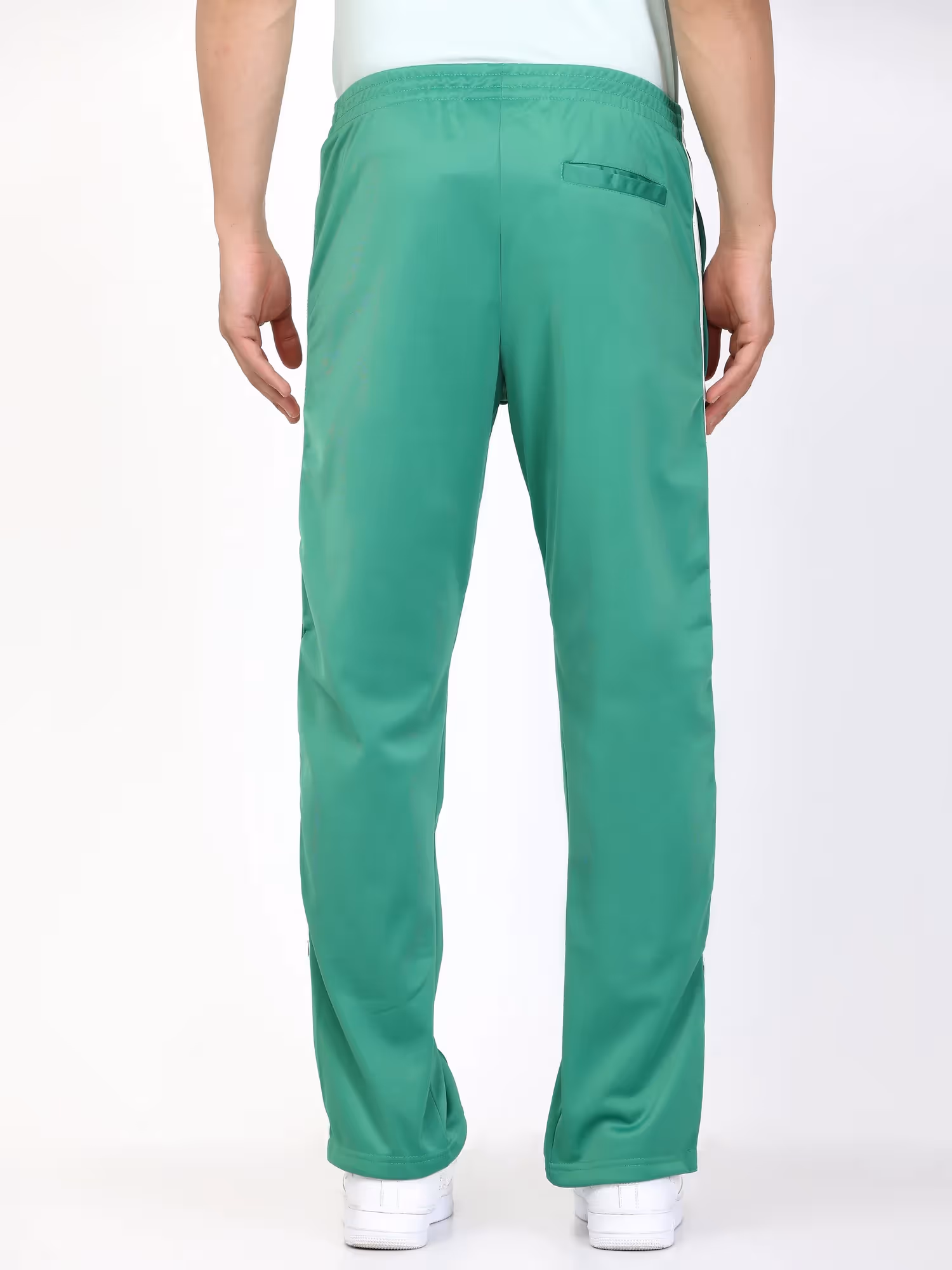 Green Side Tape Straight Fit Track Pants  image 6