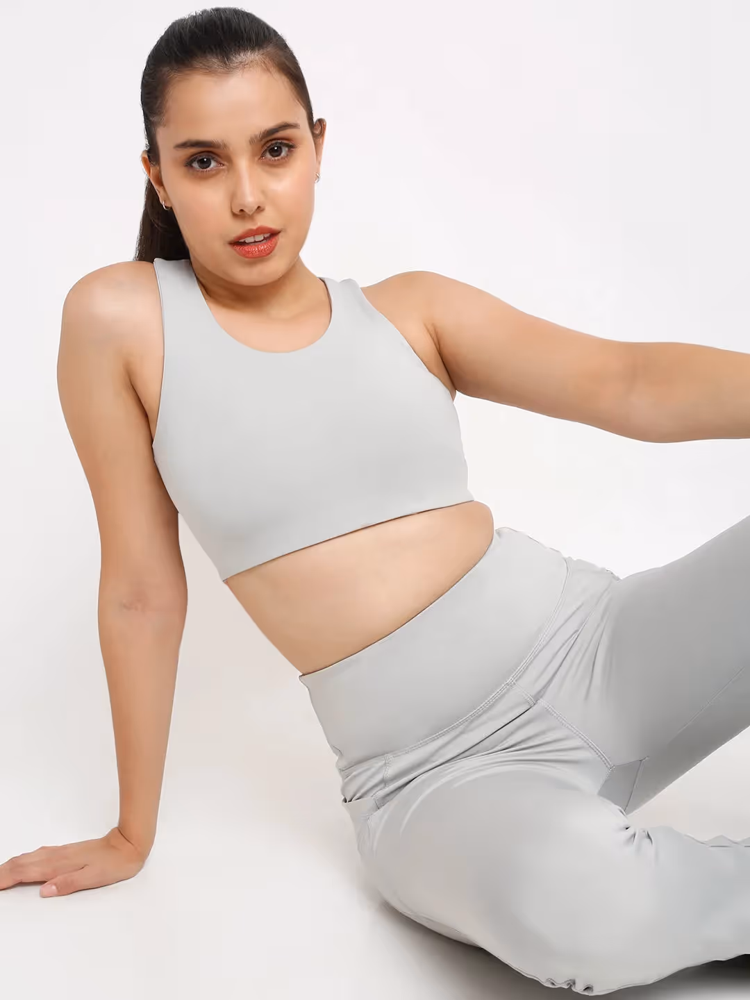 Grey Sculpt Active Co-Ord Set image 3